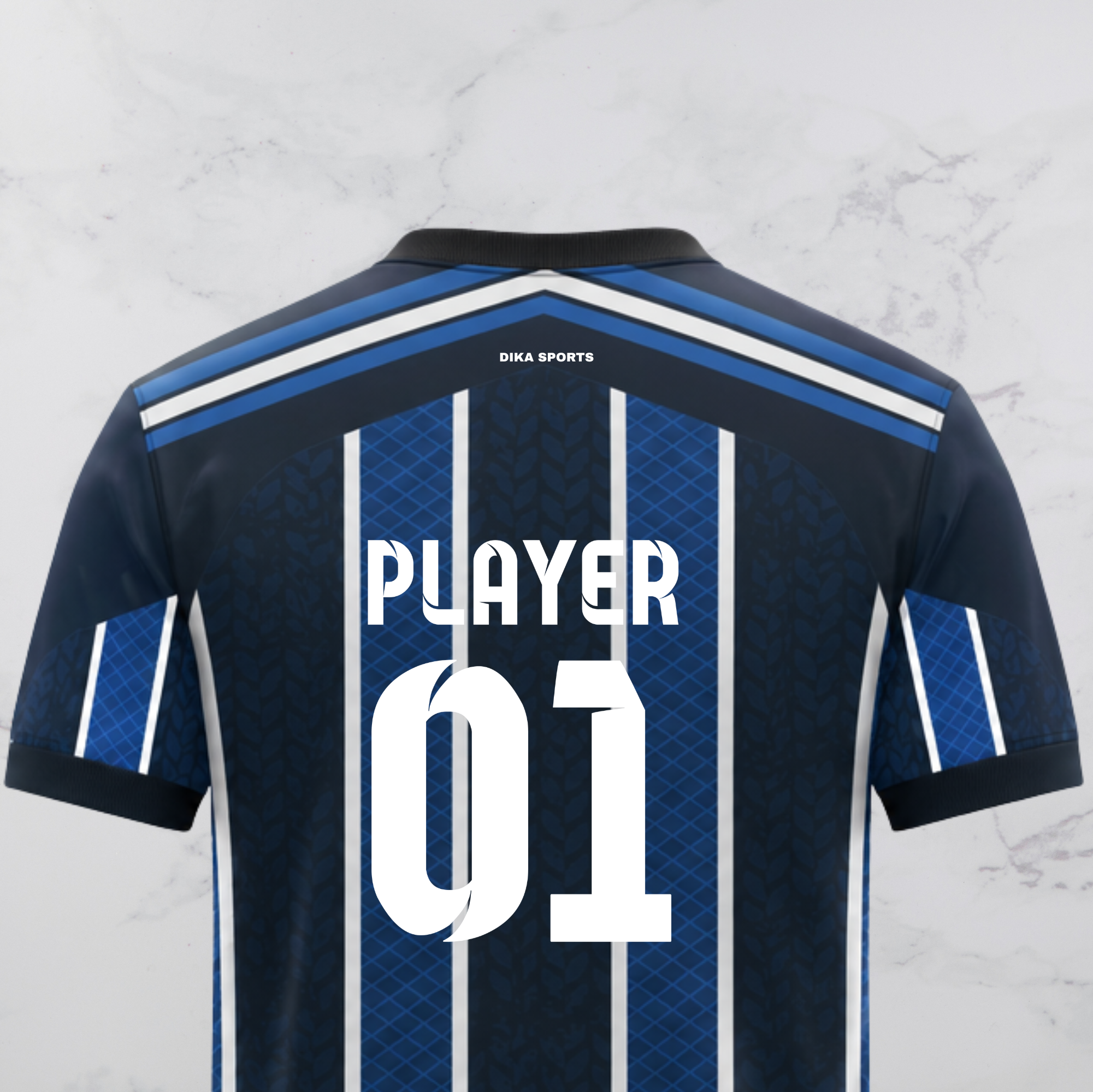 DIKA SPORTS Breathable Round Neck Custom Cricket Jersey | Personalized Cricket T-Shirt with Name | Team Jersey for All Ages