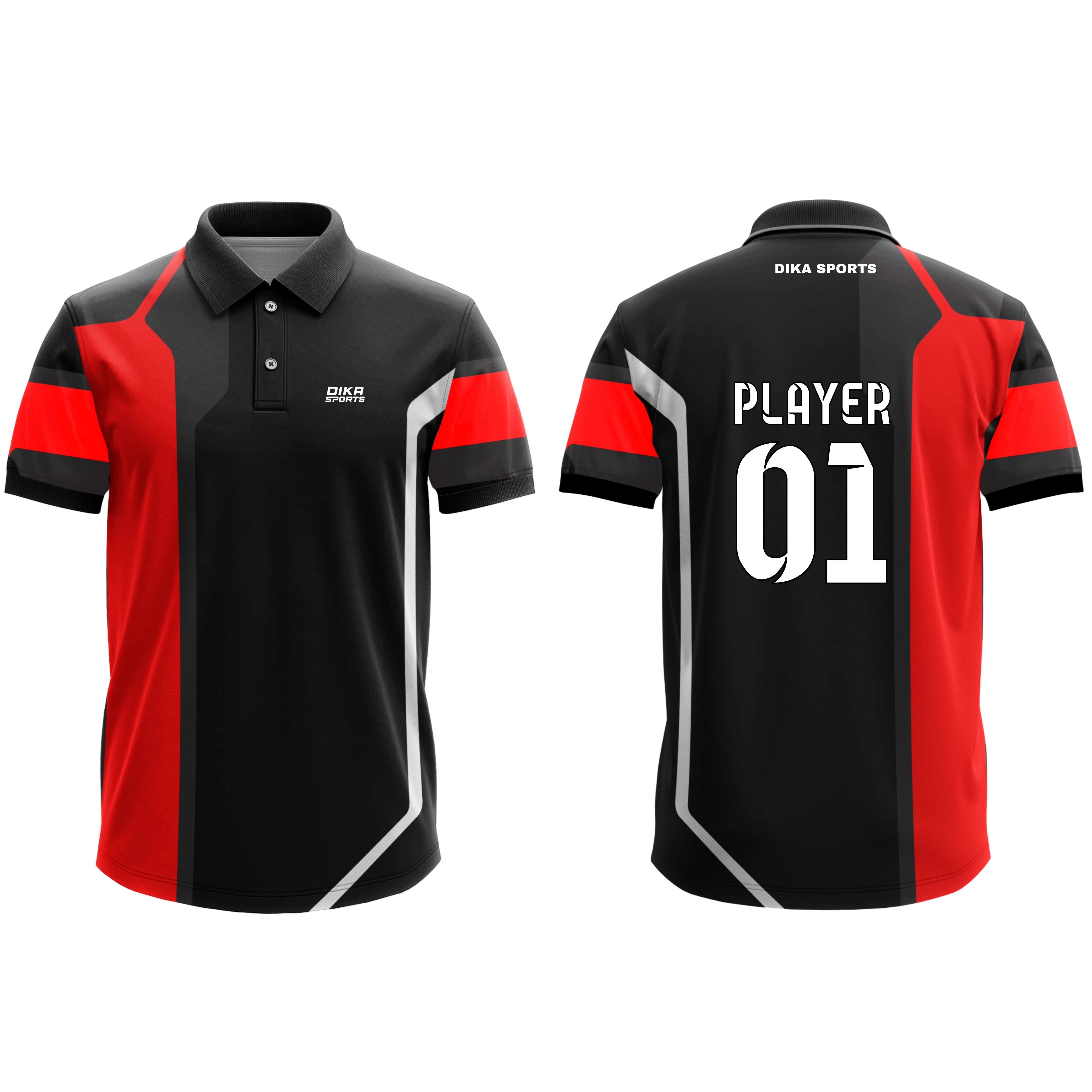 Dika Sports Personalized Sports Jersey for Men, Women and Kids