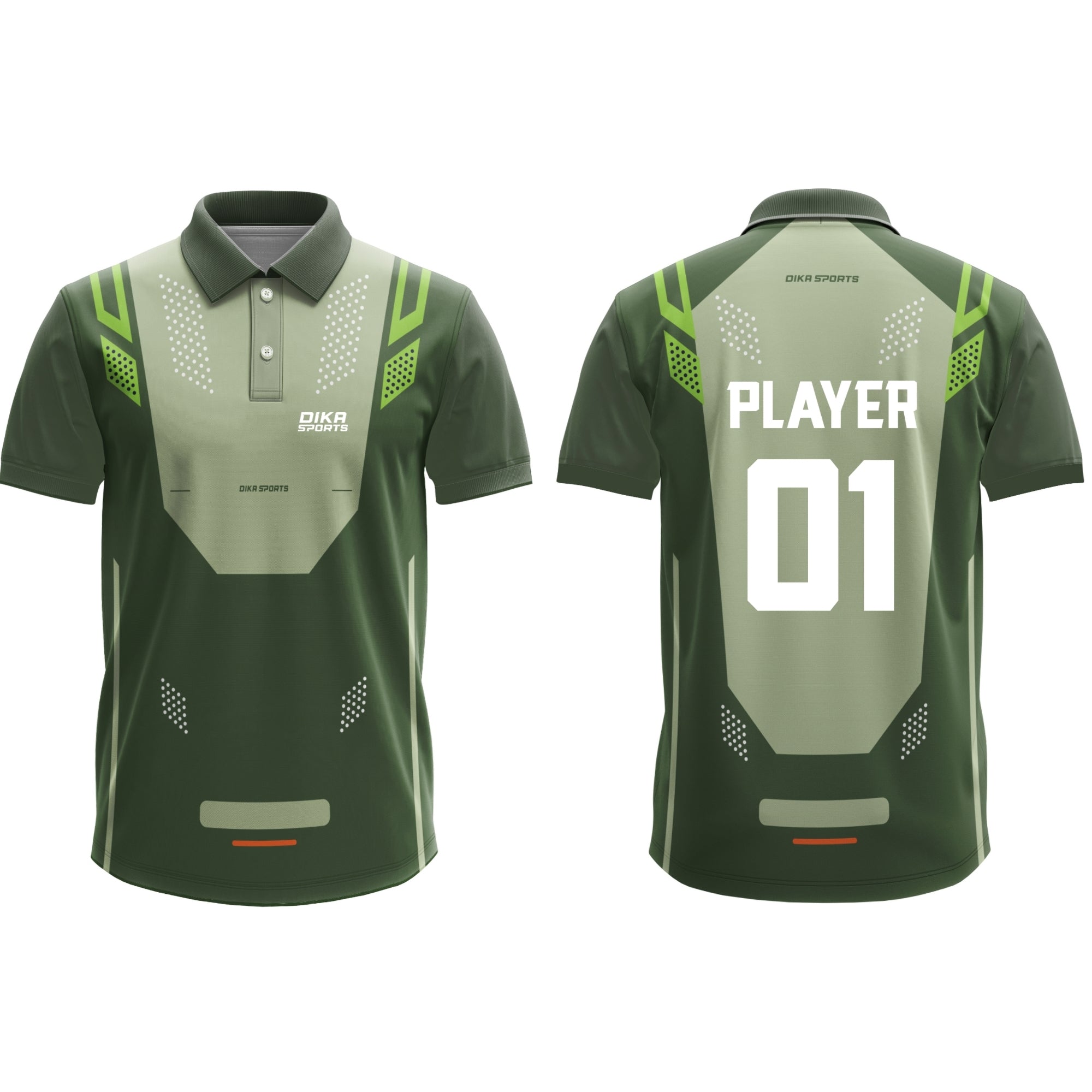Dika Sports Custom Cricket Jersey Bulk Order Team Jerseys with Logo & Name