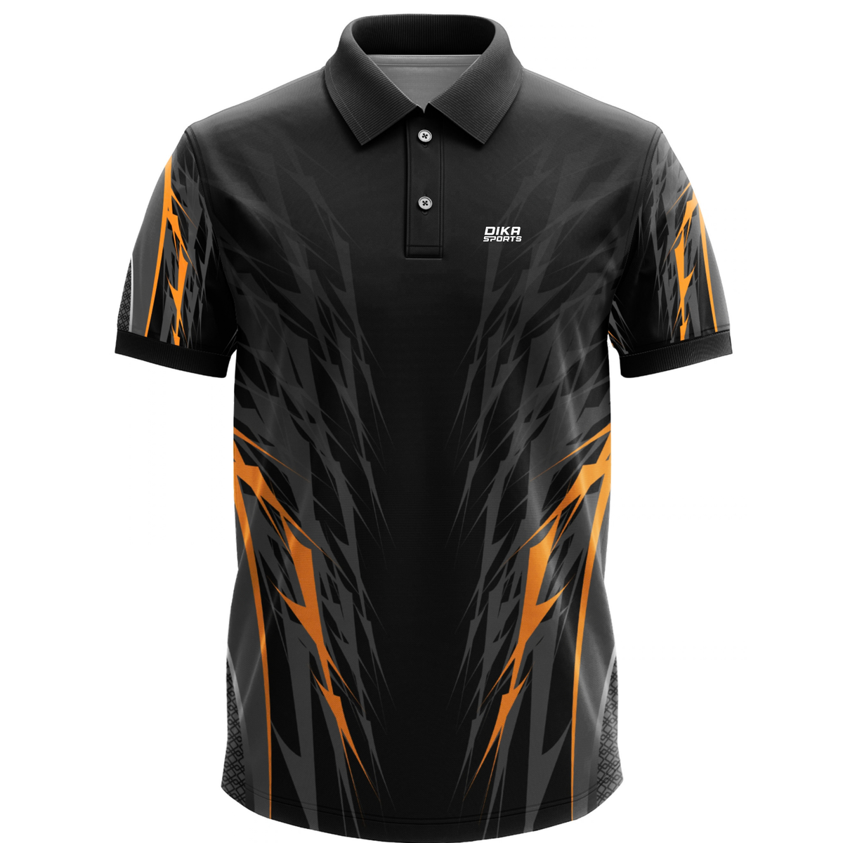 Dika Sports Personalized Sportswear | Cricket Jersey with Name | Custom Jersey Wholesale | Cricket T-Shirt Bulk | Collar Neck