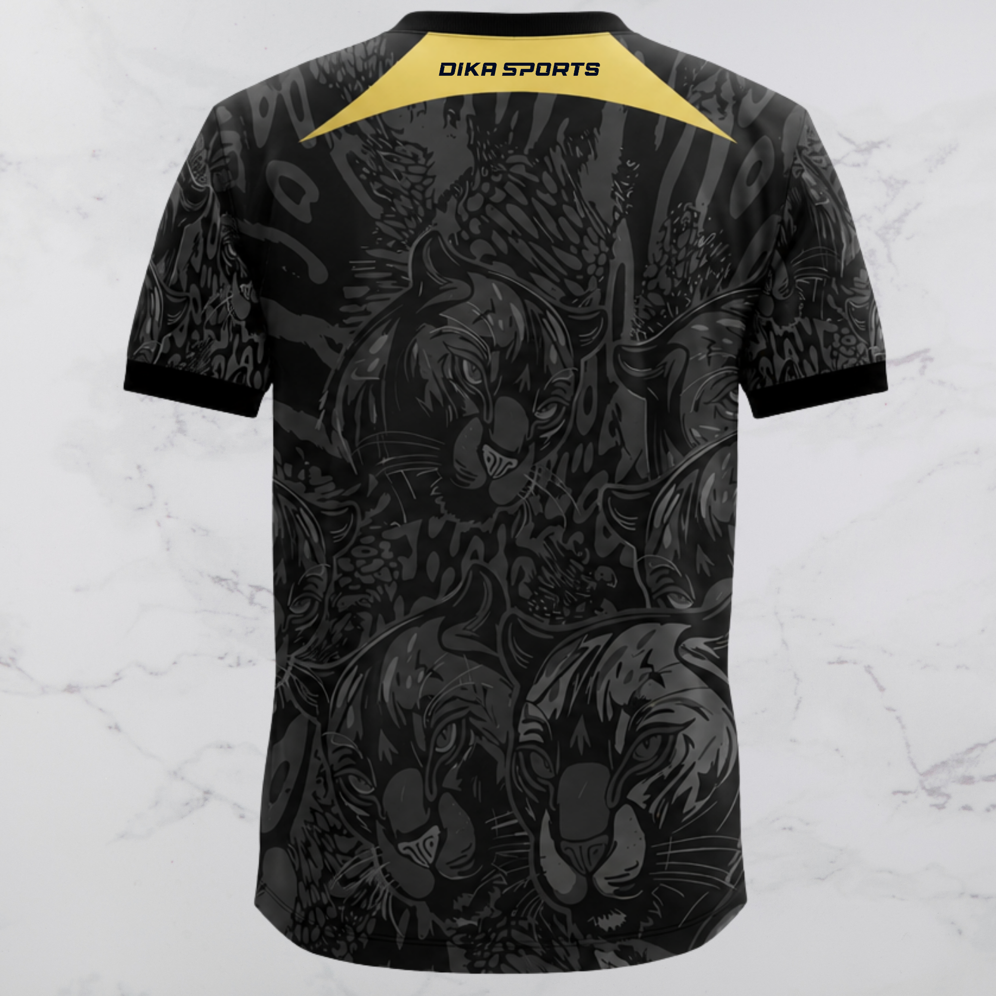 Dika Sports Cricket T-Shirt Short Sleeve Breathable Round Neck Sportswear for Men and women