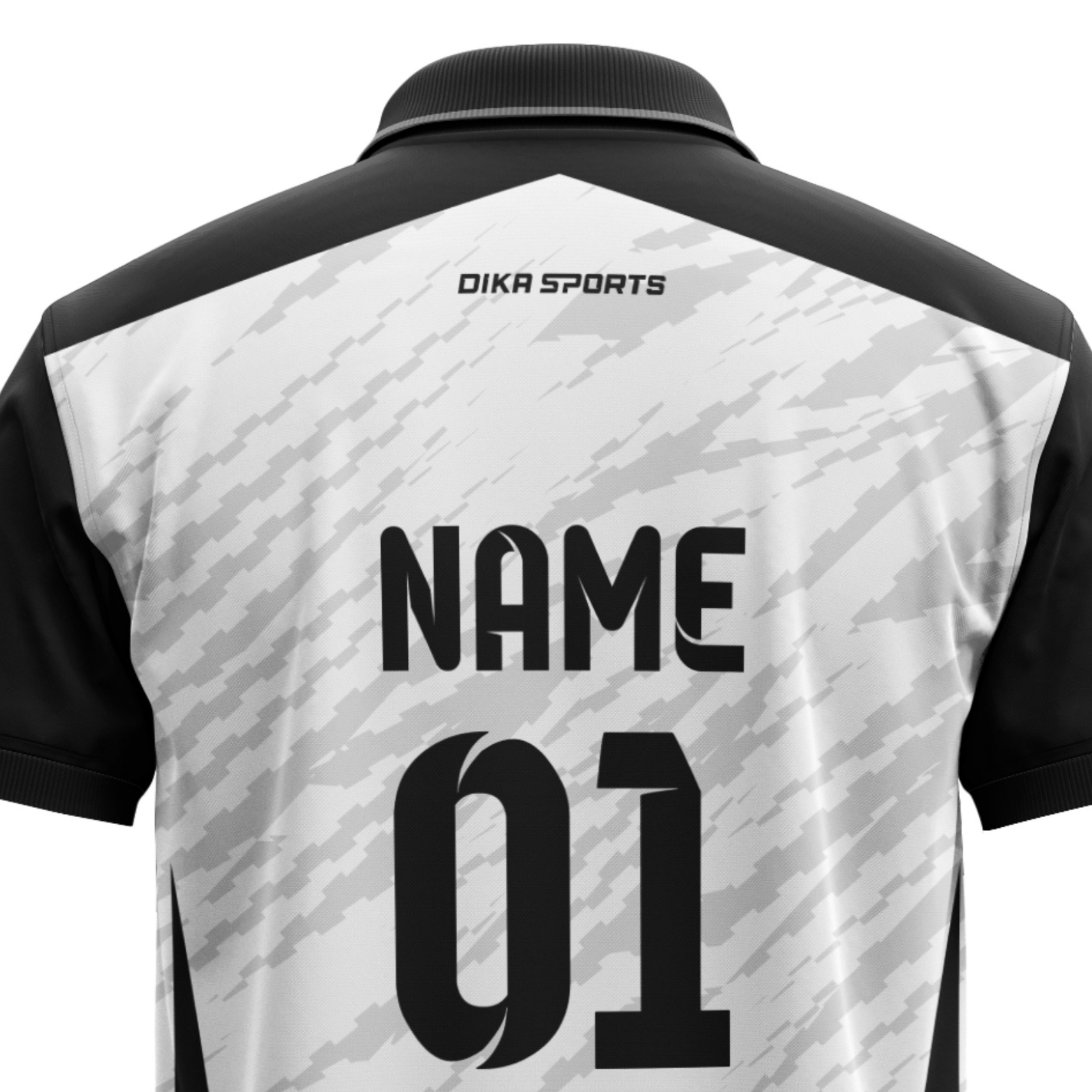 Customised Cricket Name Number Jersey Tshirt White