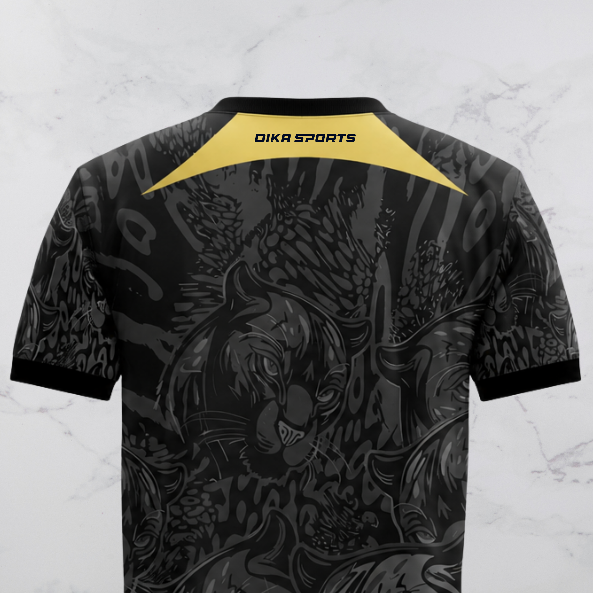 Dika Sports Cricket T-Shirt Short Sleeve Breathable Round Neck Sportswear for Men and women