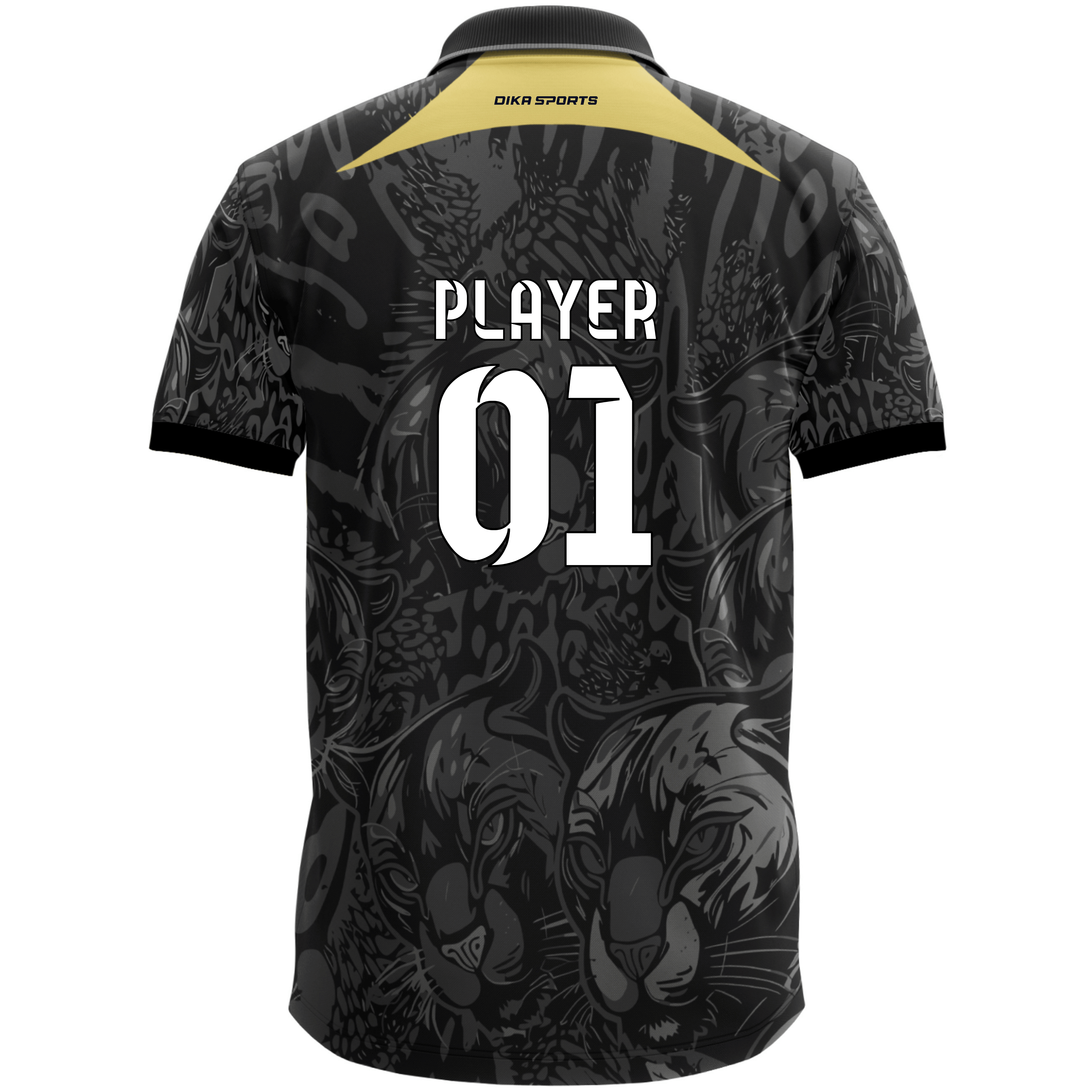 Dika Sports Custom Cricket Jersey | Moisture Wicking Cricket T-Shirt with Name