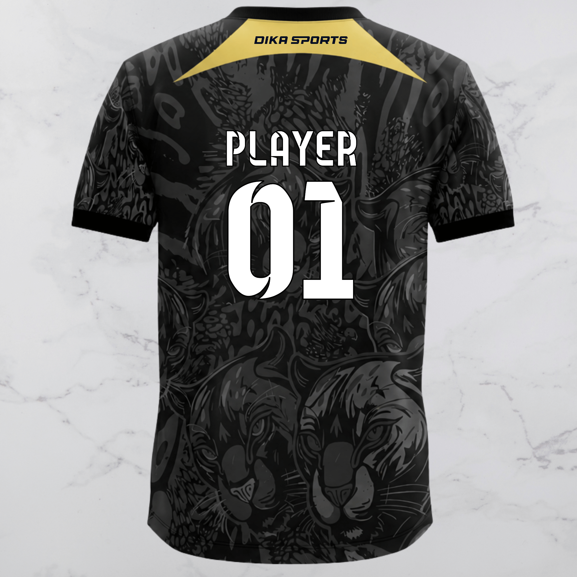 Dika Sports Custom Name Cricket Jersey | Breathable Round Neck Cricket Jersey