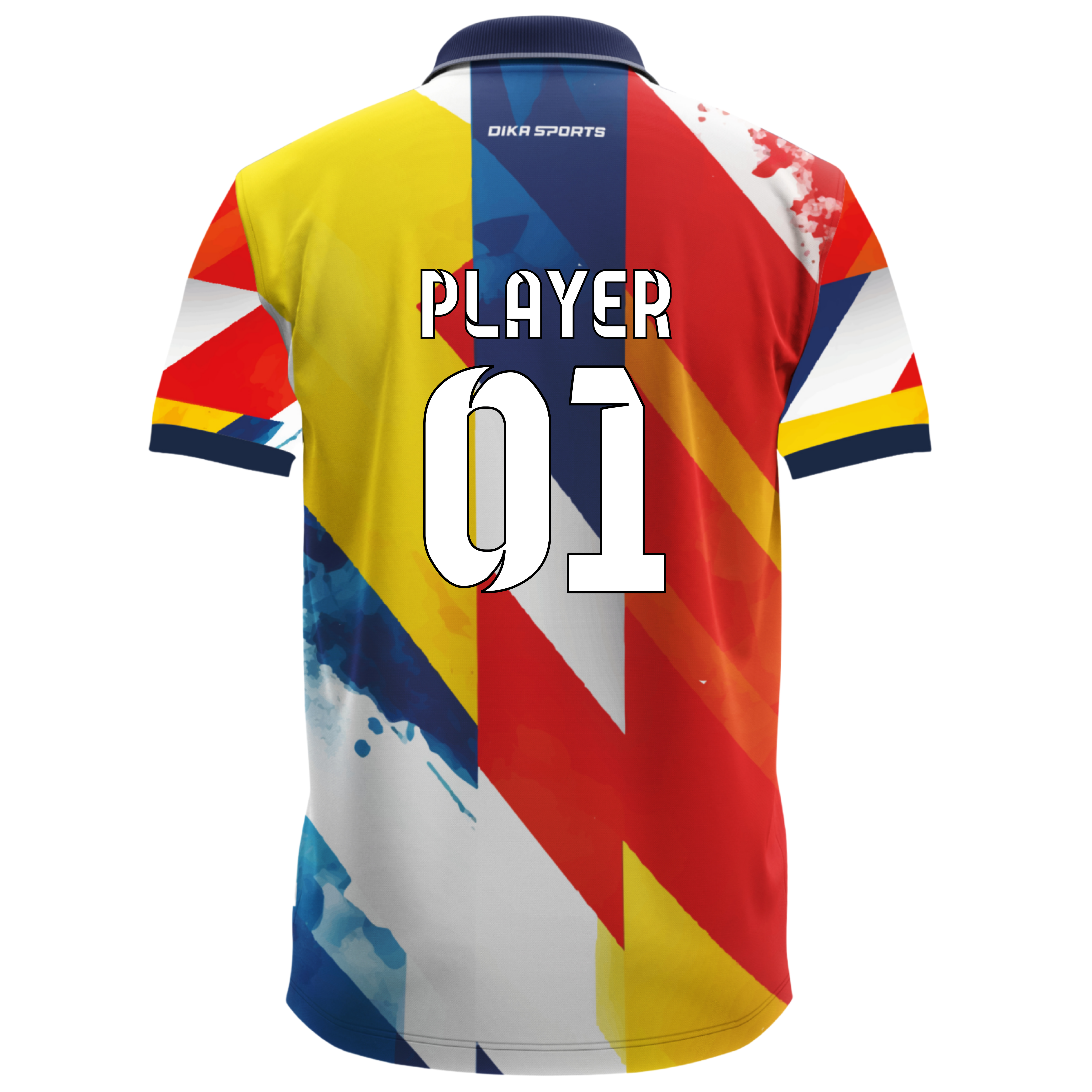 Dika Sports Custom replica jersey Cricket t-shirt set t shirt sports for men yonex t shirts sports track pant - Pack of 2