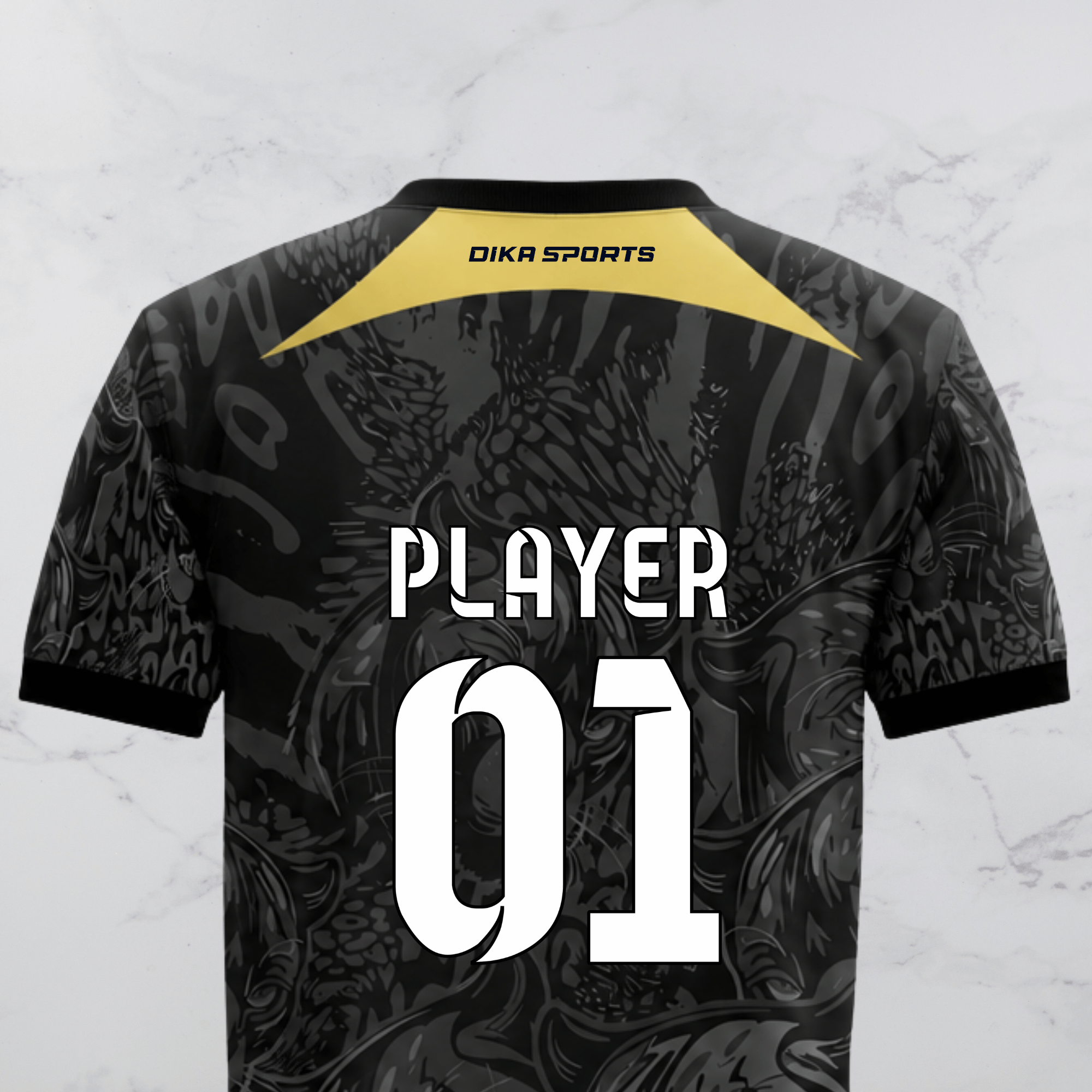 Dika Sports Custom Name Cricket Jersey | Breathable Round Neck Cricket Jersey