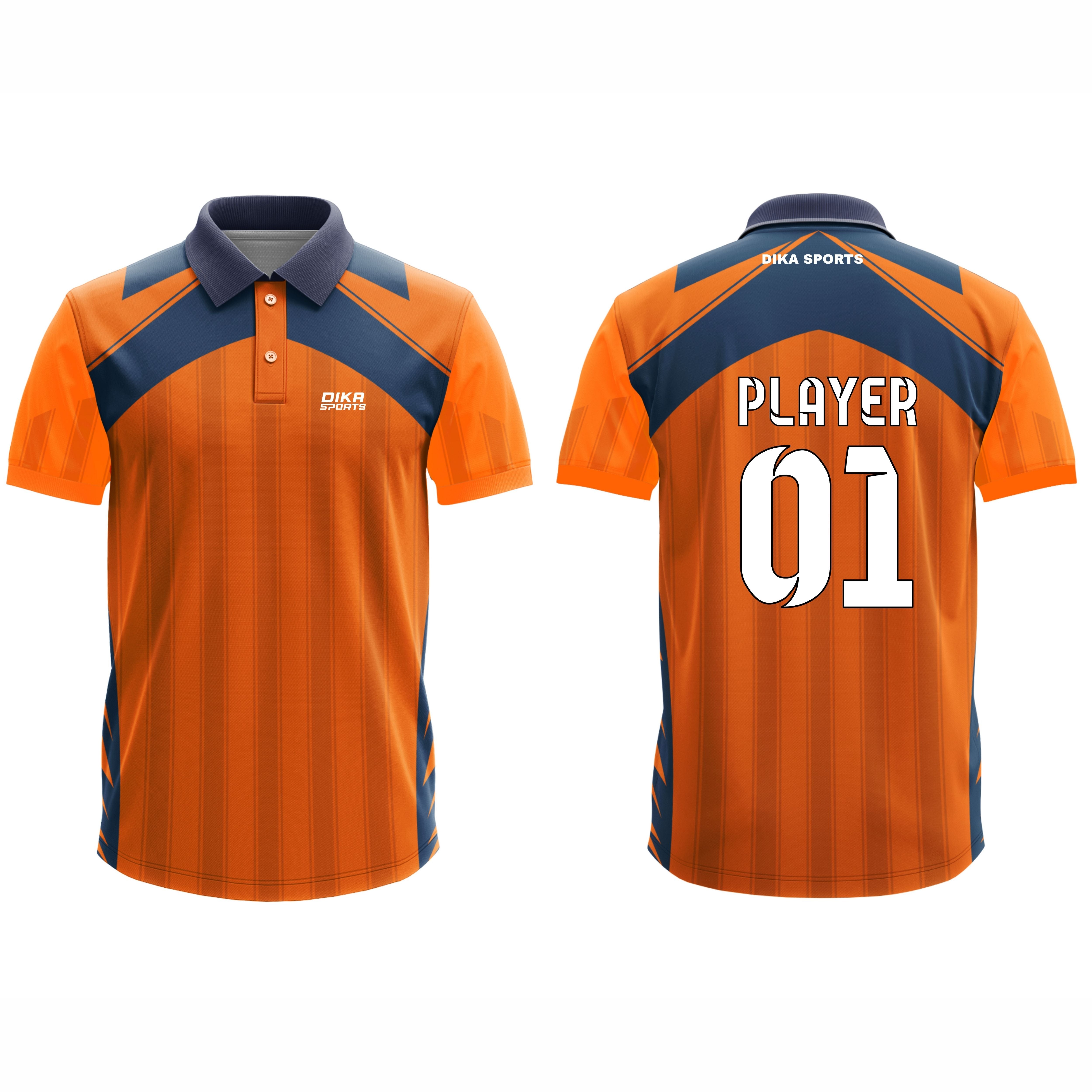 Dika Sports Custom Jersey for Kids Cricket Jersey with Name Online