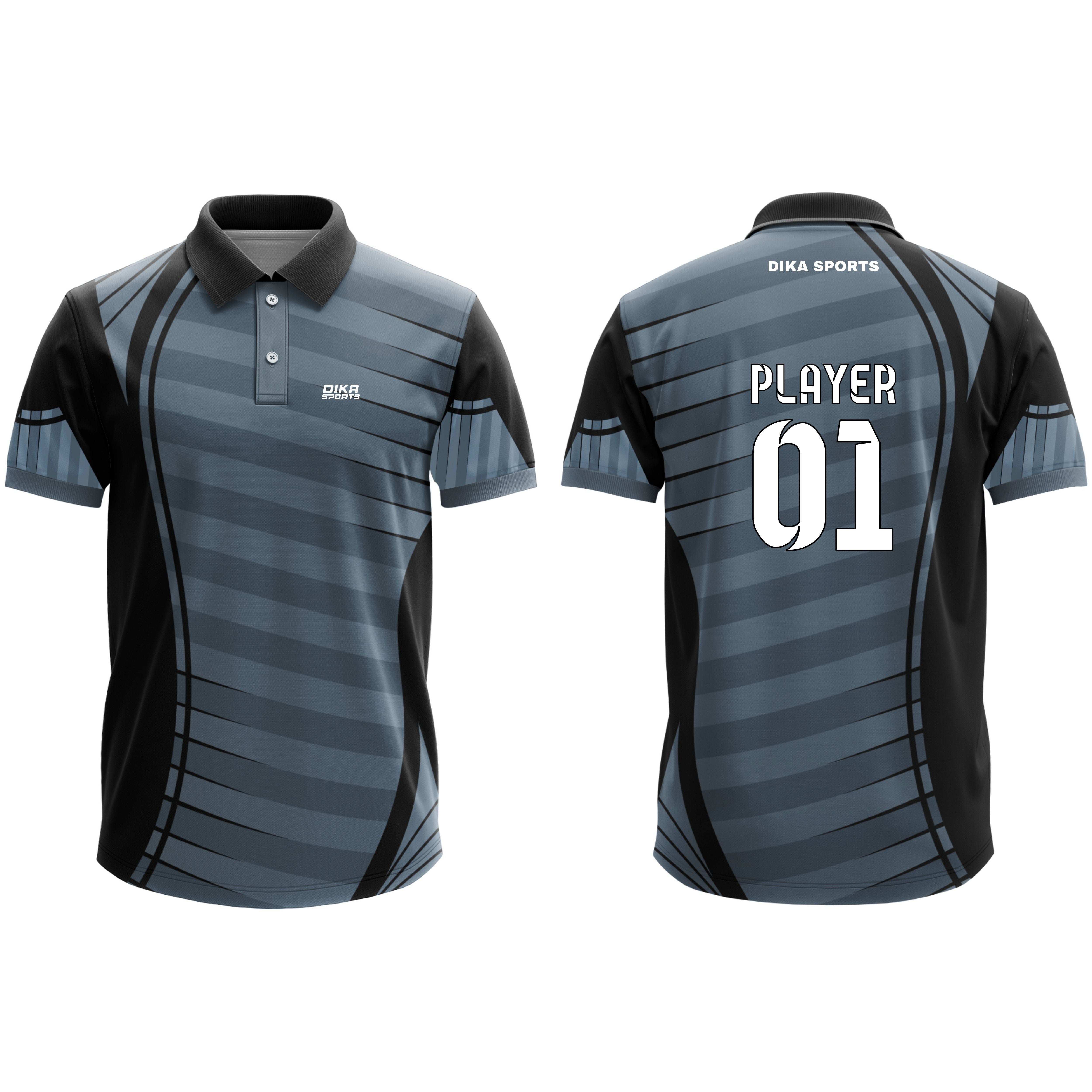 Premium Dri-Fit Cricket Jersey with Custom Printing