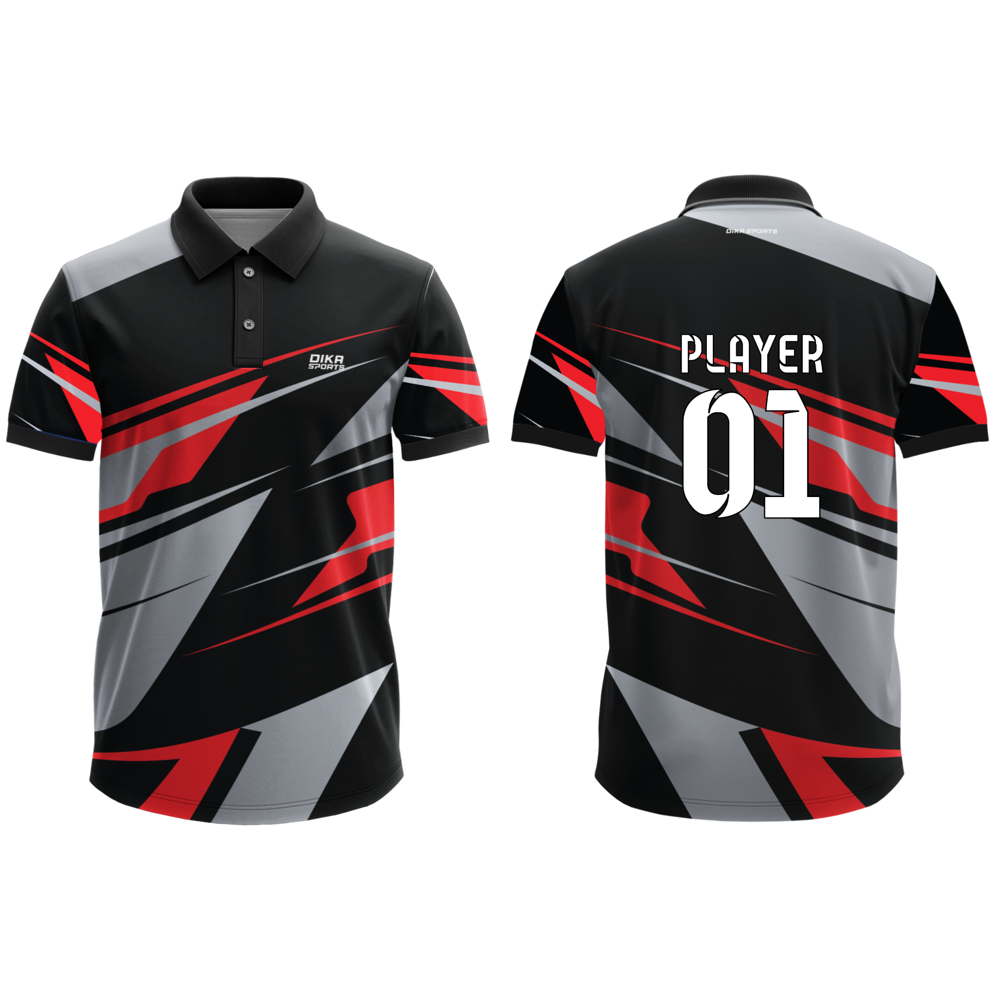 Cricket t-shirt with collar men sports tshirt