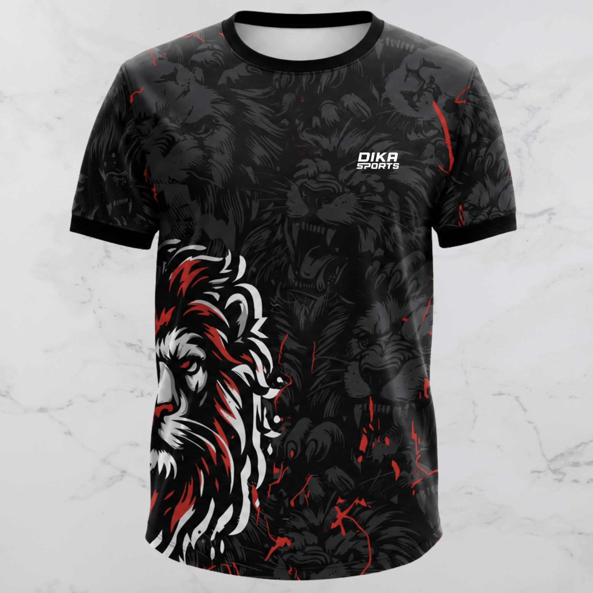 Dika Sports Customized Cricket Jersey Online | Round Neck Team Cricket Jersey