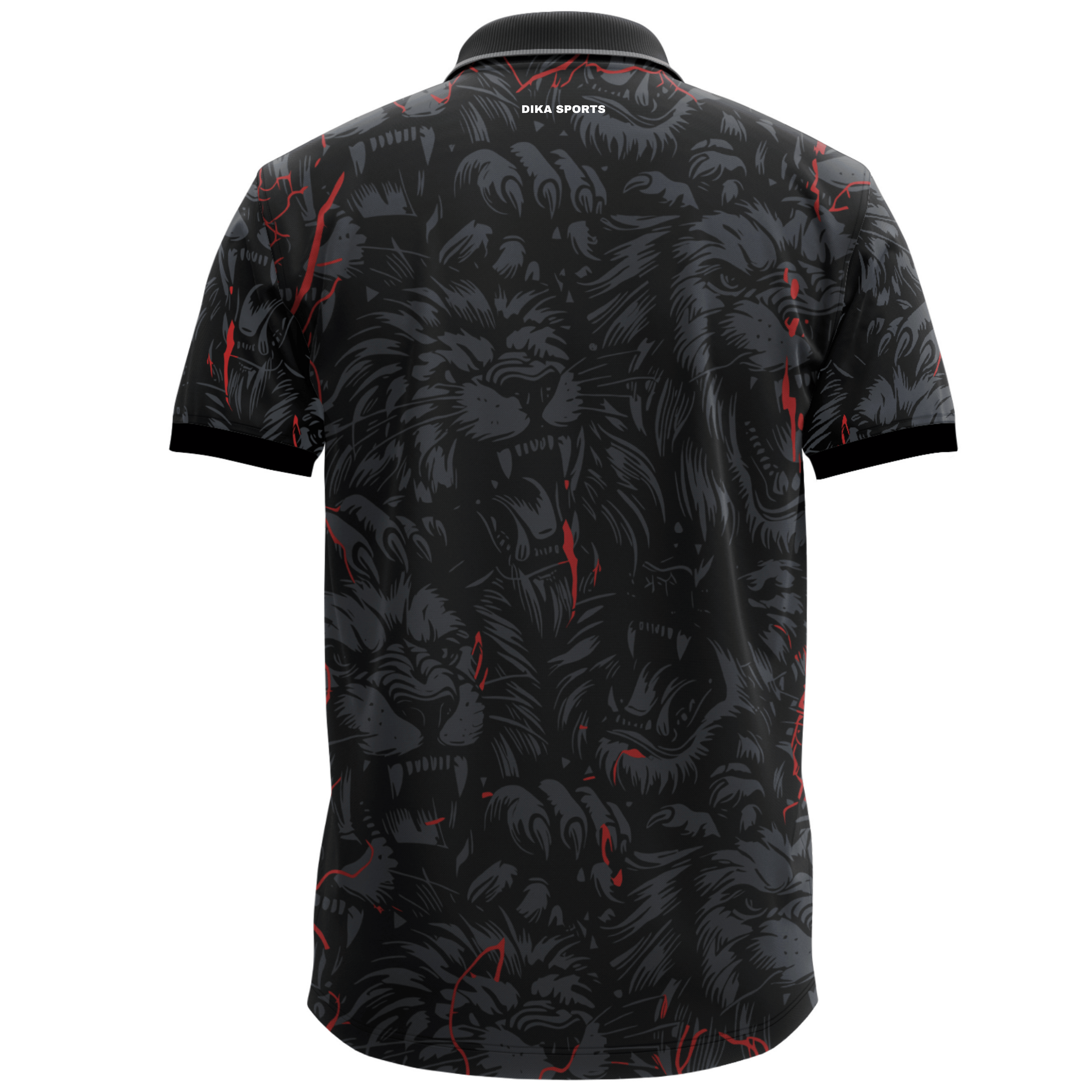 DIKA SPORTS Cricket Jersey Breathable Cricket T-Shirt for Practice Sports Polo T-Shirt for Men