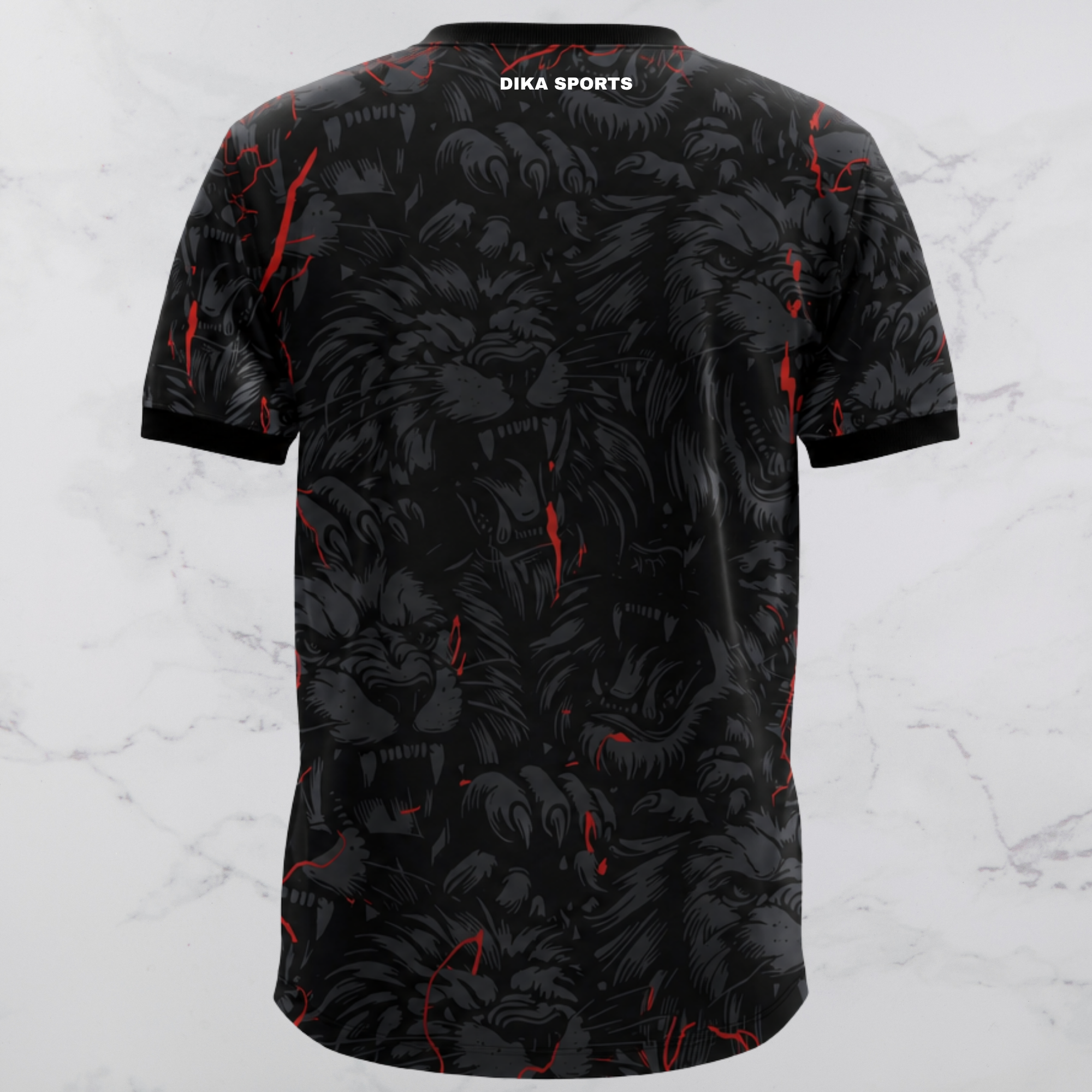 Dika Sports Men's Team Cricket Jersey Breathable Quick Dry Round Neck T-Shirt premium quality