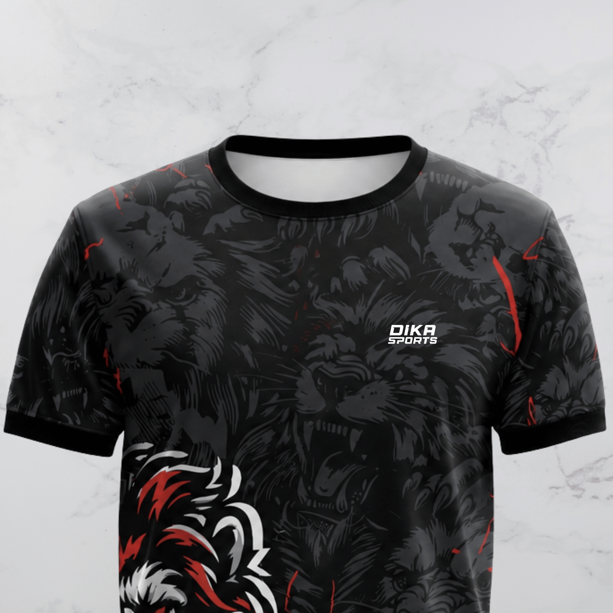 Dika Sports Customized Cricket Jersey Online | Round Neck Team Cricket Jersey