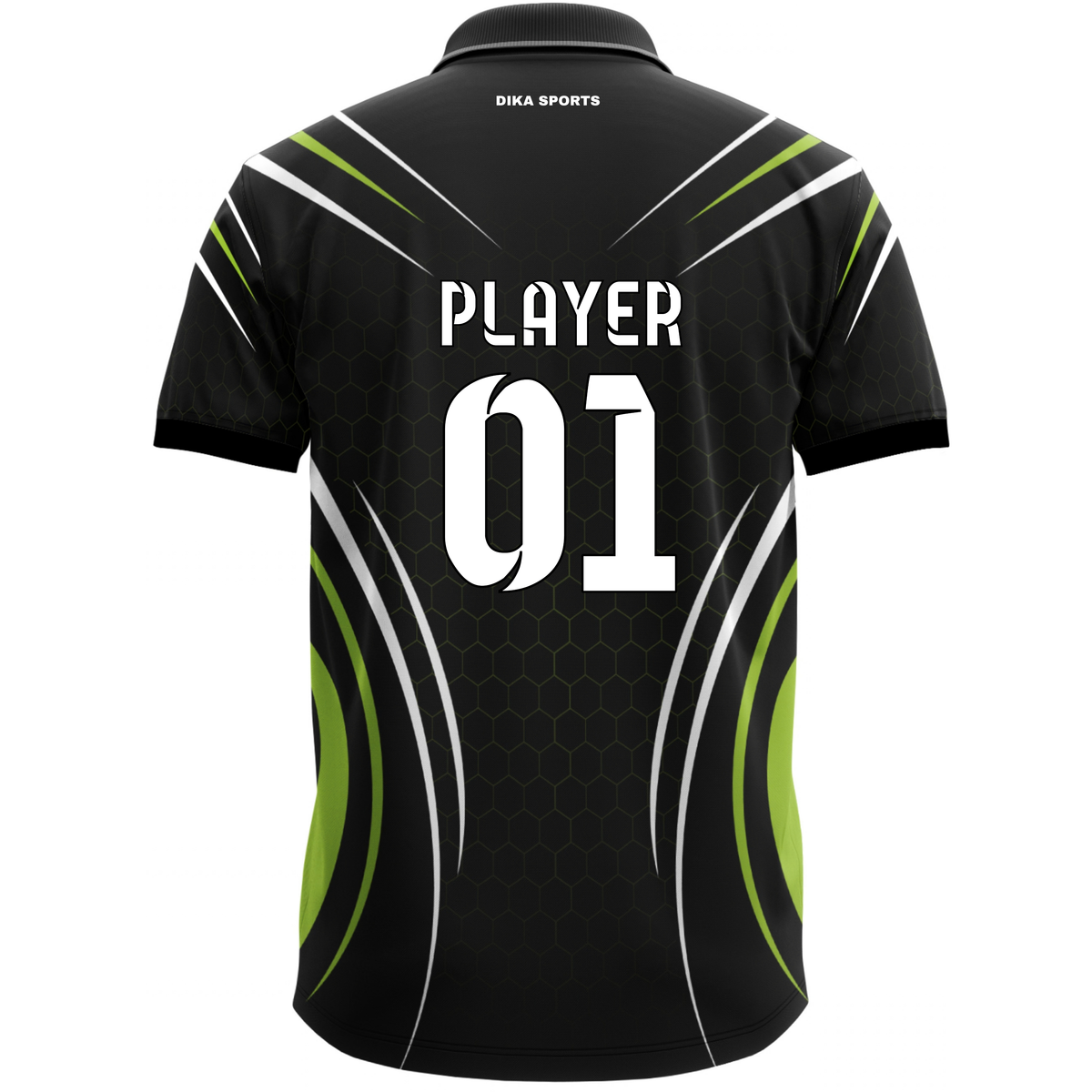Dika Sports Custom Cricket Jersey for Men | Cricket Jersey Set | Printed Cricket Jersey | Breathable Cricket T-Shirt with Collar