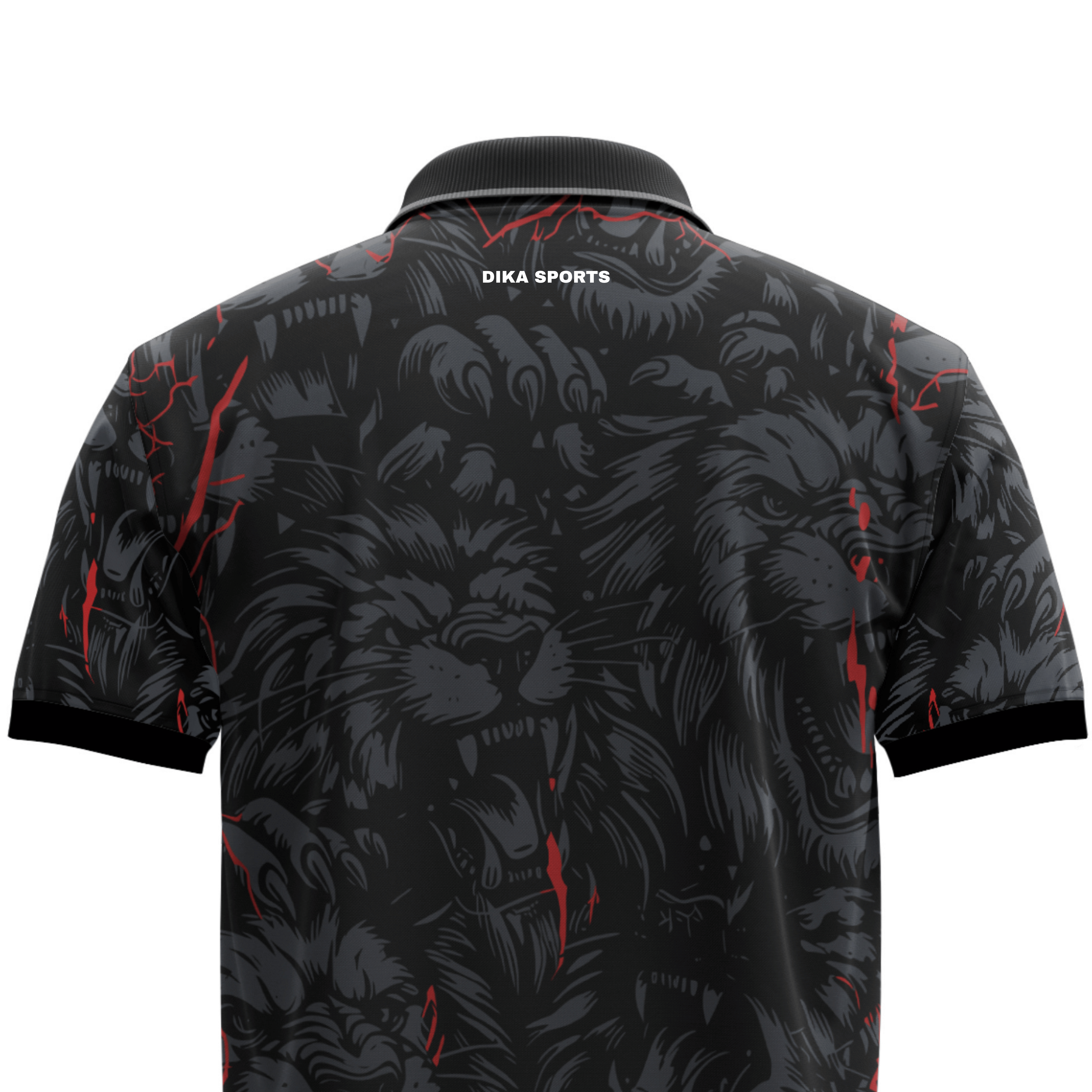 DIKA SPORTS Cricket Jersey Breathable Cricket T-Shirt for Practice Sports Polo T-Shirt for Men