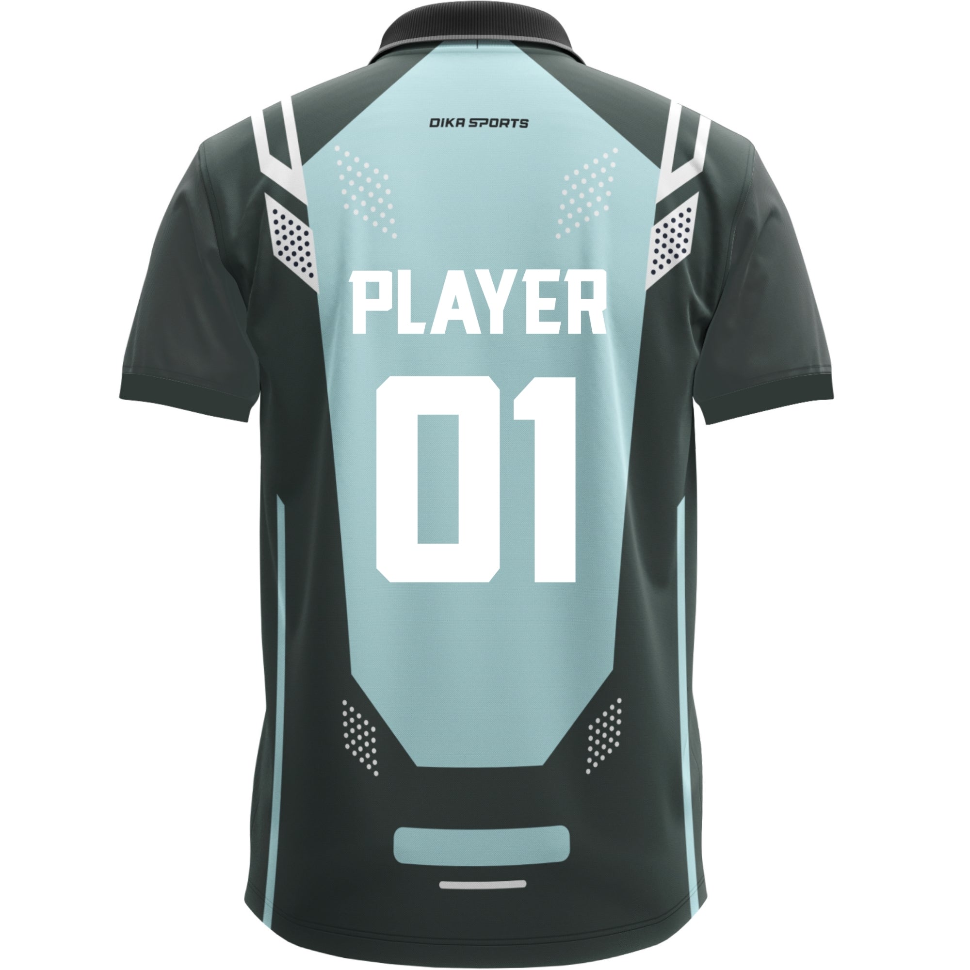 Dika Sports Men’s Cricket Jersey Breathable Personalized Name and Number Jersey