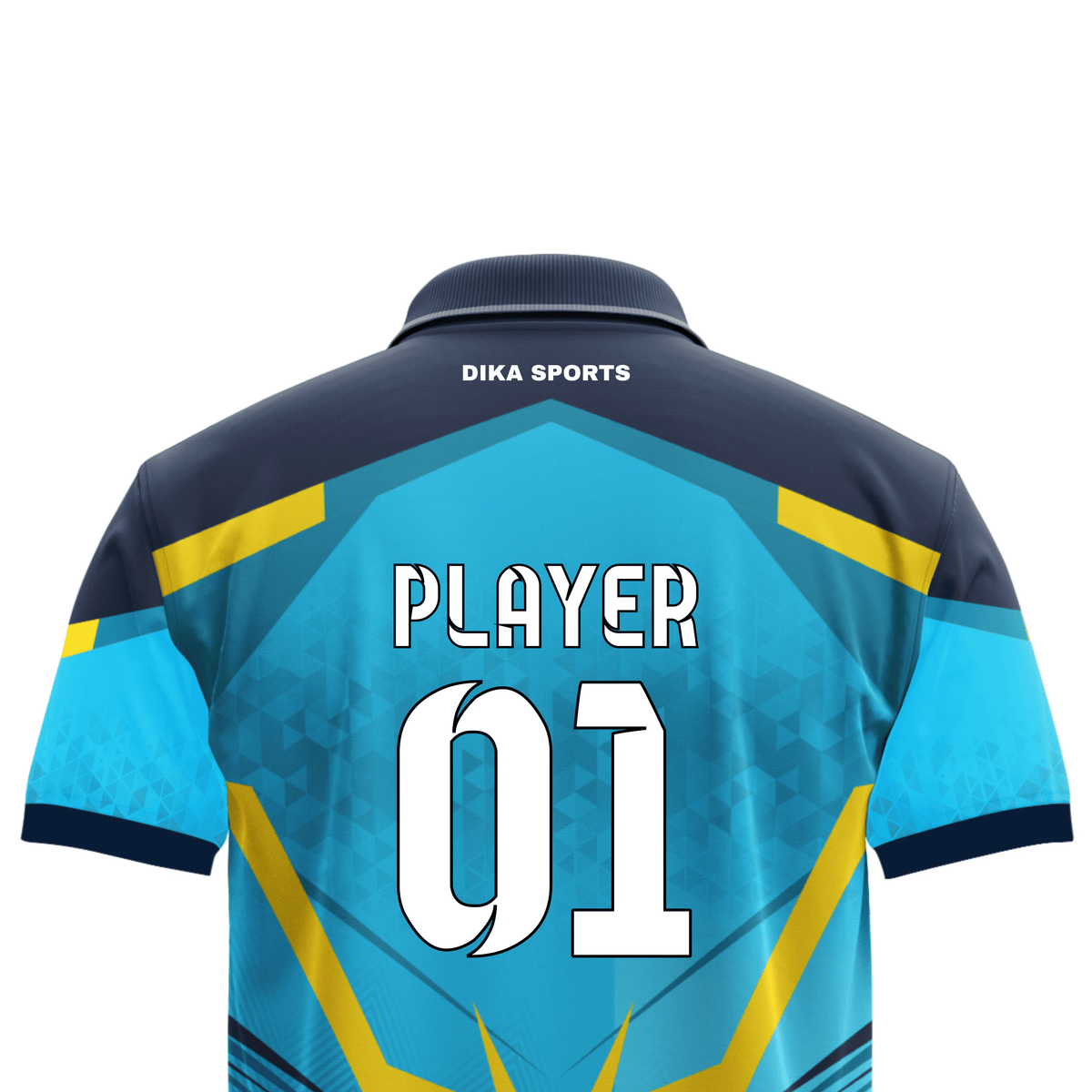 New Launch Dika Sports Custom Cricket Jersey for Men with Name and Number Printing