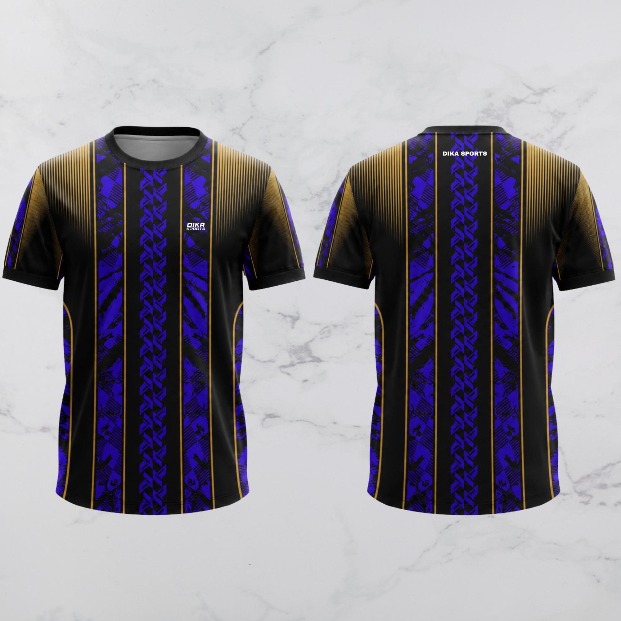 DIKA SPORTS Men's Round Neck Cricket Jersey | Sports T Shirt for Men | Cricket Dress for Men | Sport Jersey for Men | Quick Dry Breathable Sports Wear