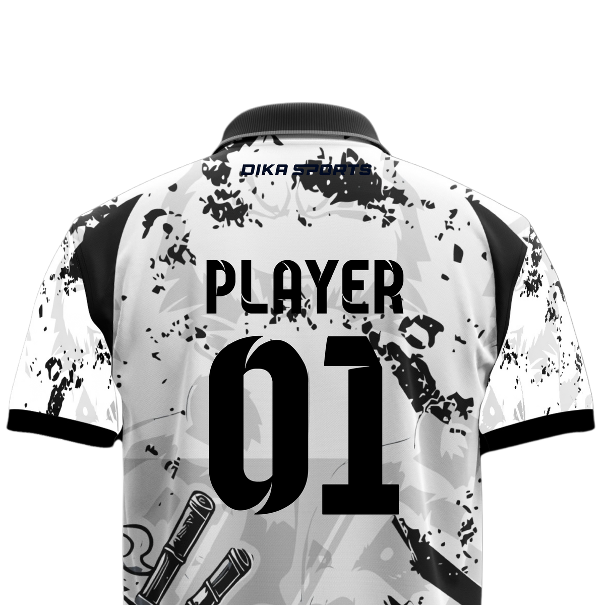 Dika Sports Custom Cricket Jersey with Name Number and Logo | Personalized Team Cricket Jersey for Men & Kids | Breathable Sportswear