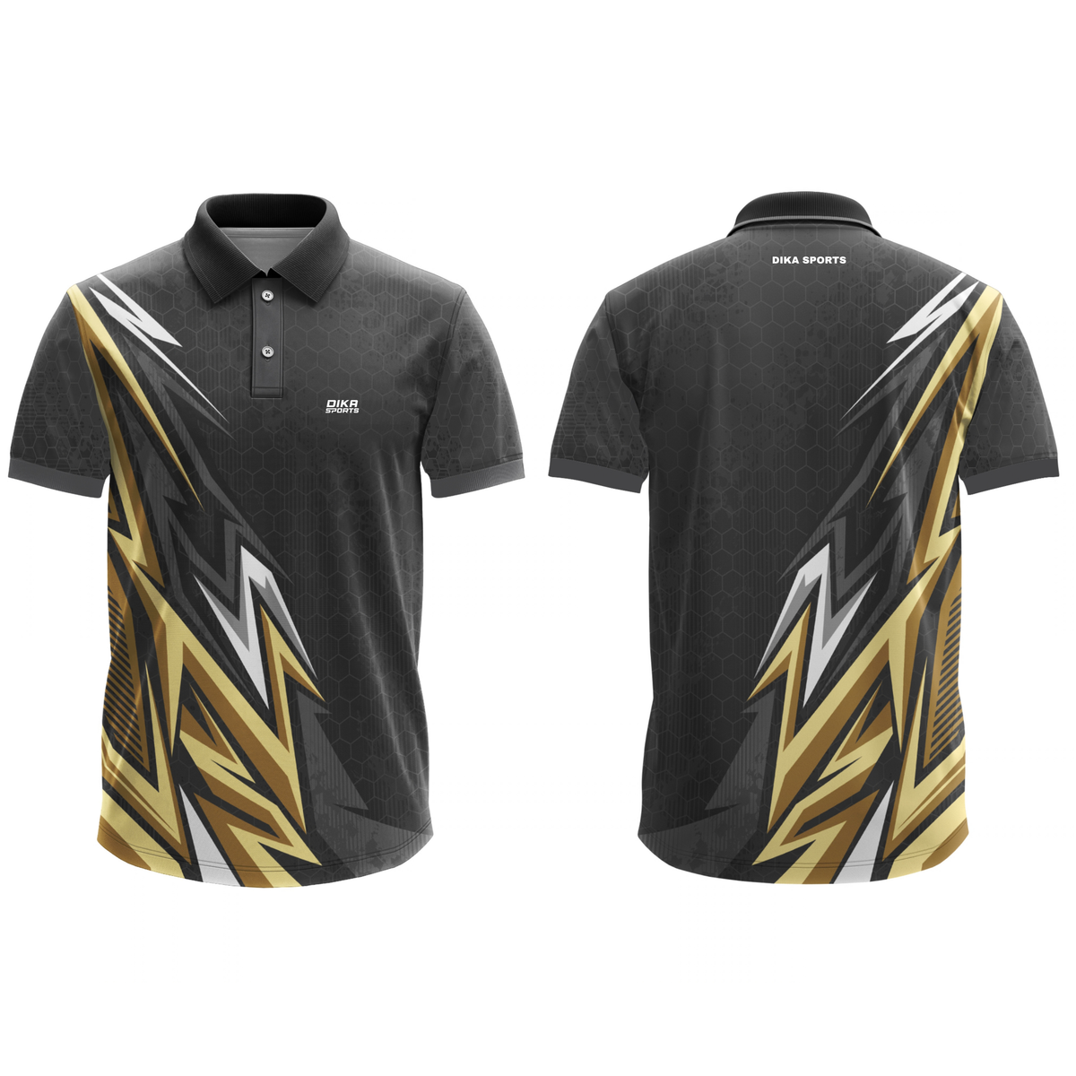 Dika Sports Cricket Jersey for Men Breathable Sports T-Shirt | Team Cricket Jersey | Quick Dry Cricket T-Shirt | Non Custom Jersey