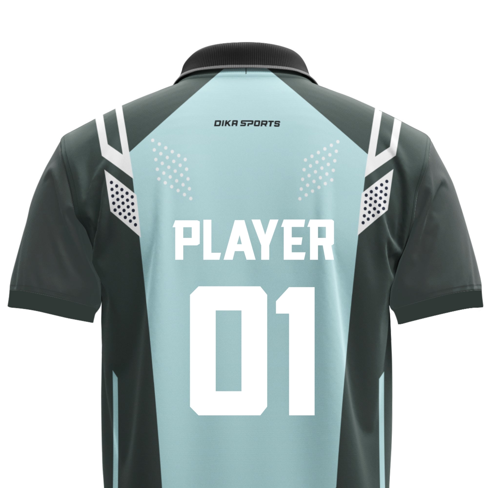 Dika Sports Men’s Cricket Jersey Breathable Personalized Name and Number Jersey