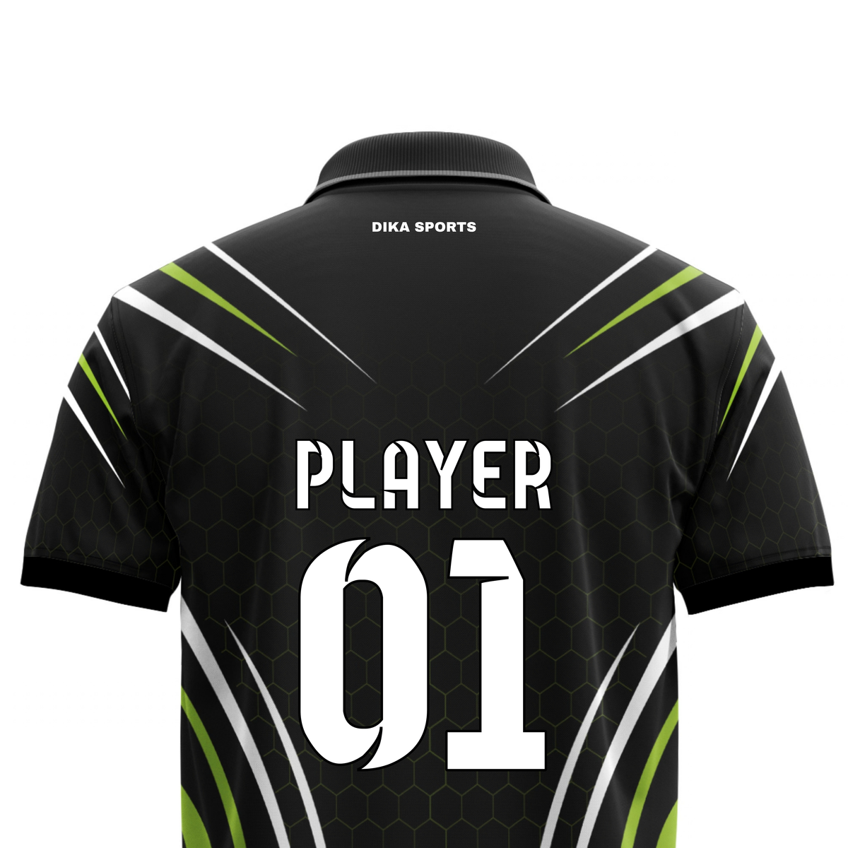 Dika Sports Custom Cricket Jersey for Men | Cricket Jersey Set | Printed Cricket Jersey | Breathable Cricket T-Shirt with Collar