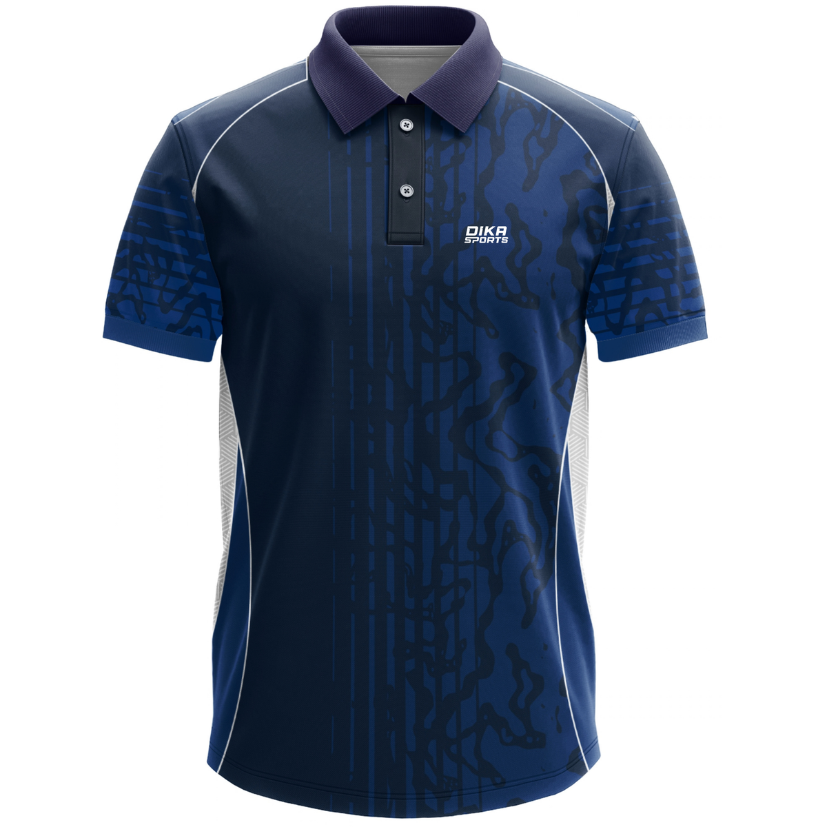 Dika Sports Cricket T-Shirt Online | Cricket Jersey | Men's Sports T-Shirt with Collar | UV Protection Lab Tested