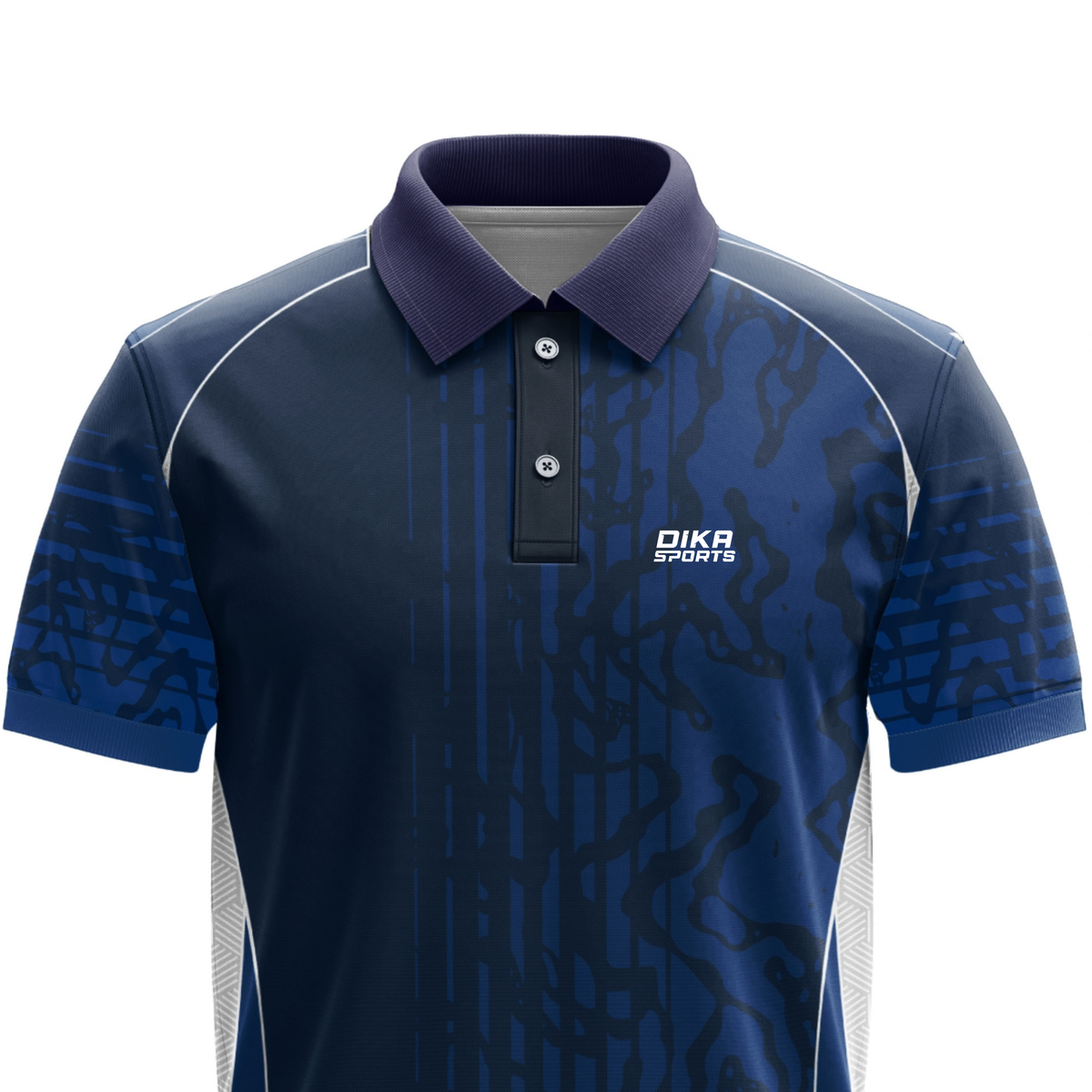 Dika Sports Cricket T-Shirt Online | Cricket Jersey | Men's Sports T-Shirt with Collar | UV Protection Lab Tested