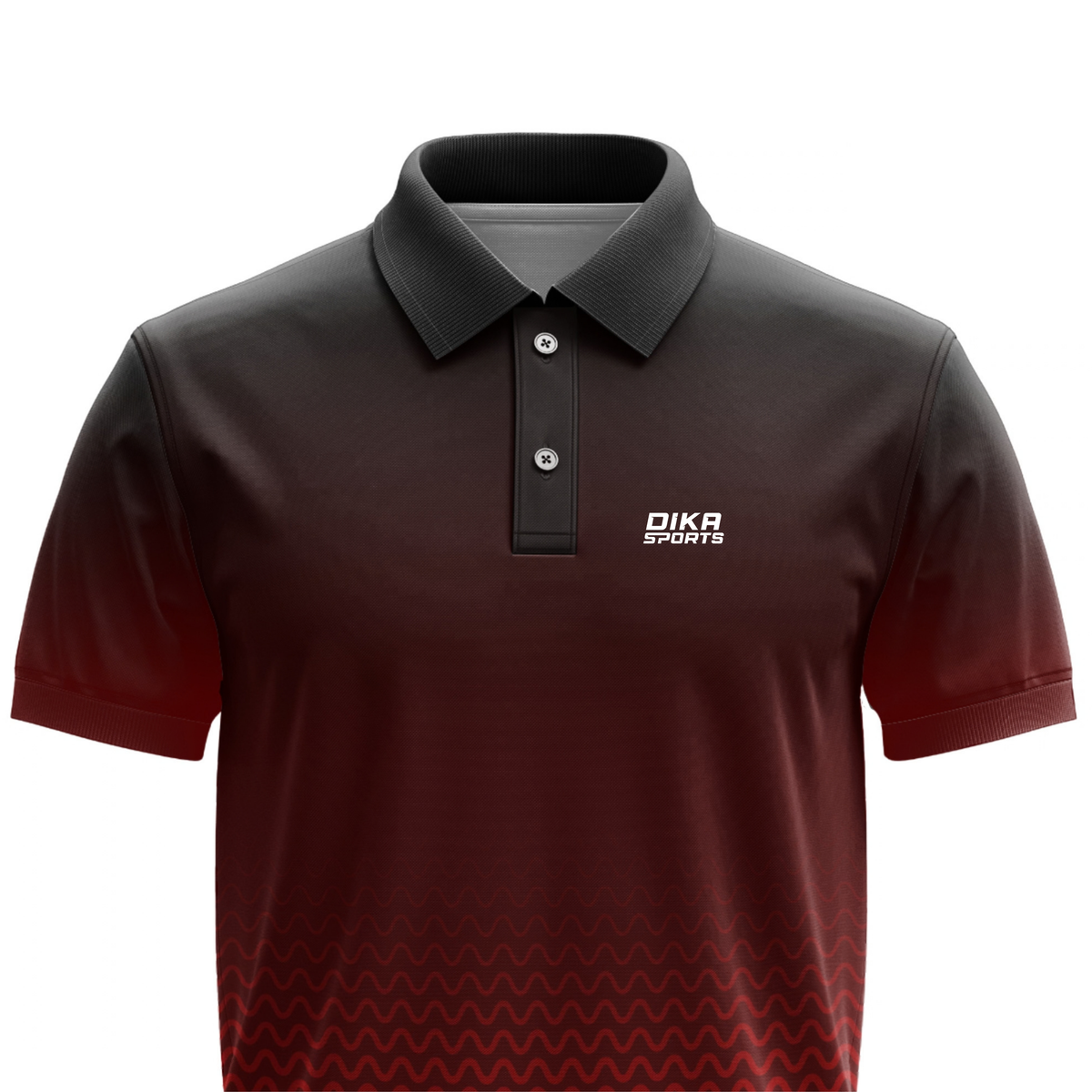 Dika Sports Team Cricket Jersey for Men | Breathable Cricket Jersey | Cricket T-Shirt with Collar | Quick Dry Sports Wear | Non Custom Jersey
