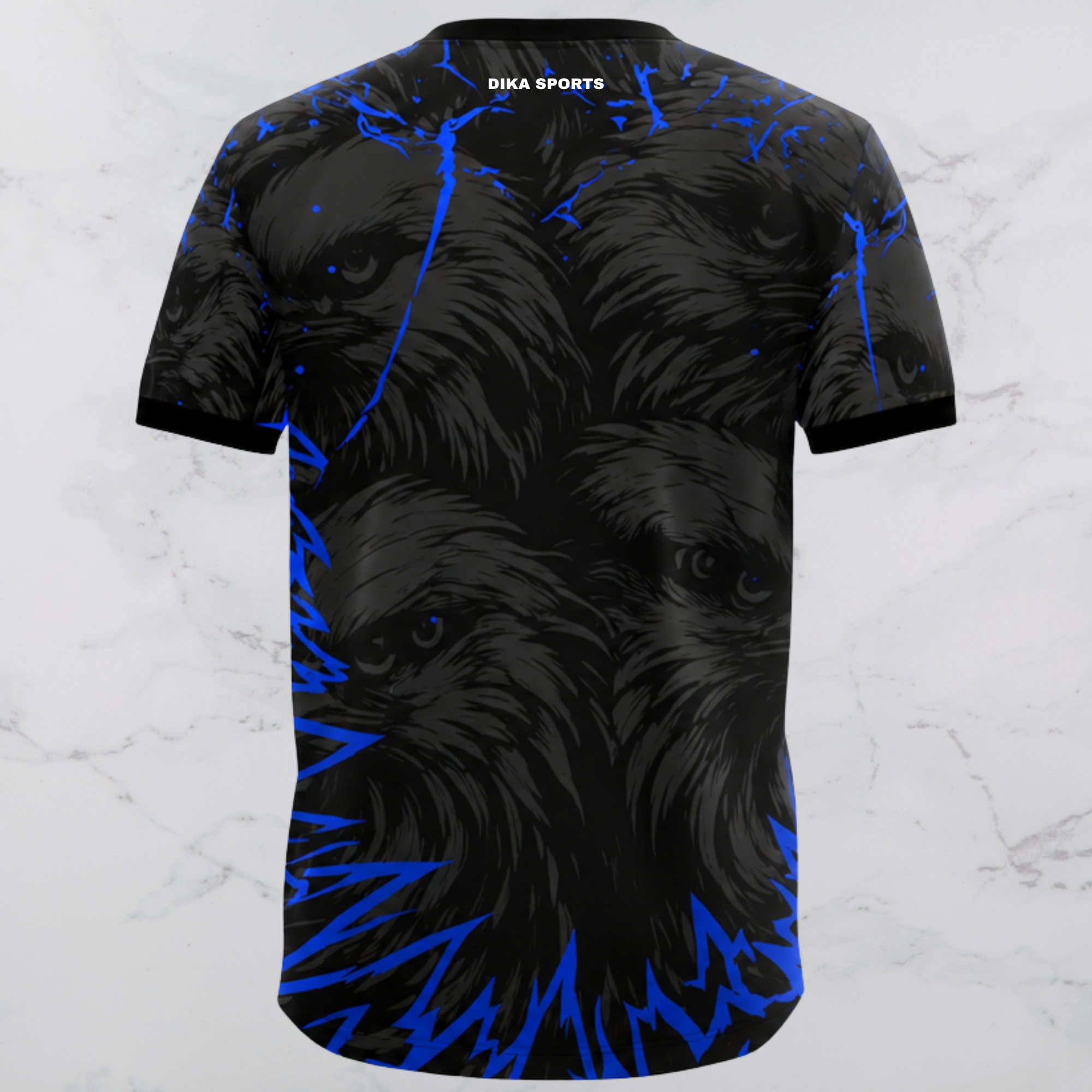 Dika Sports Breathable Cricket T-Shirt for Practice Round Neck Short Sleeve Jersey