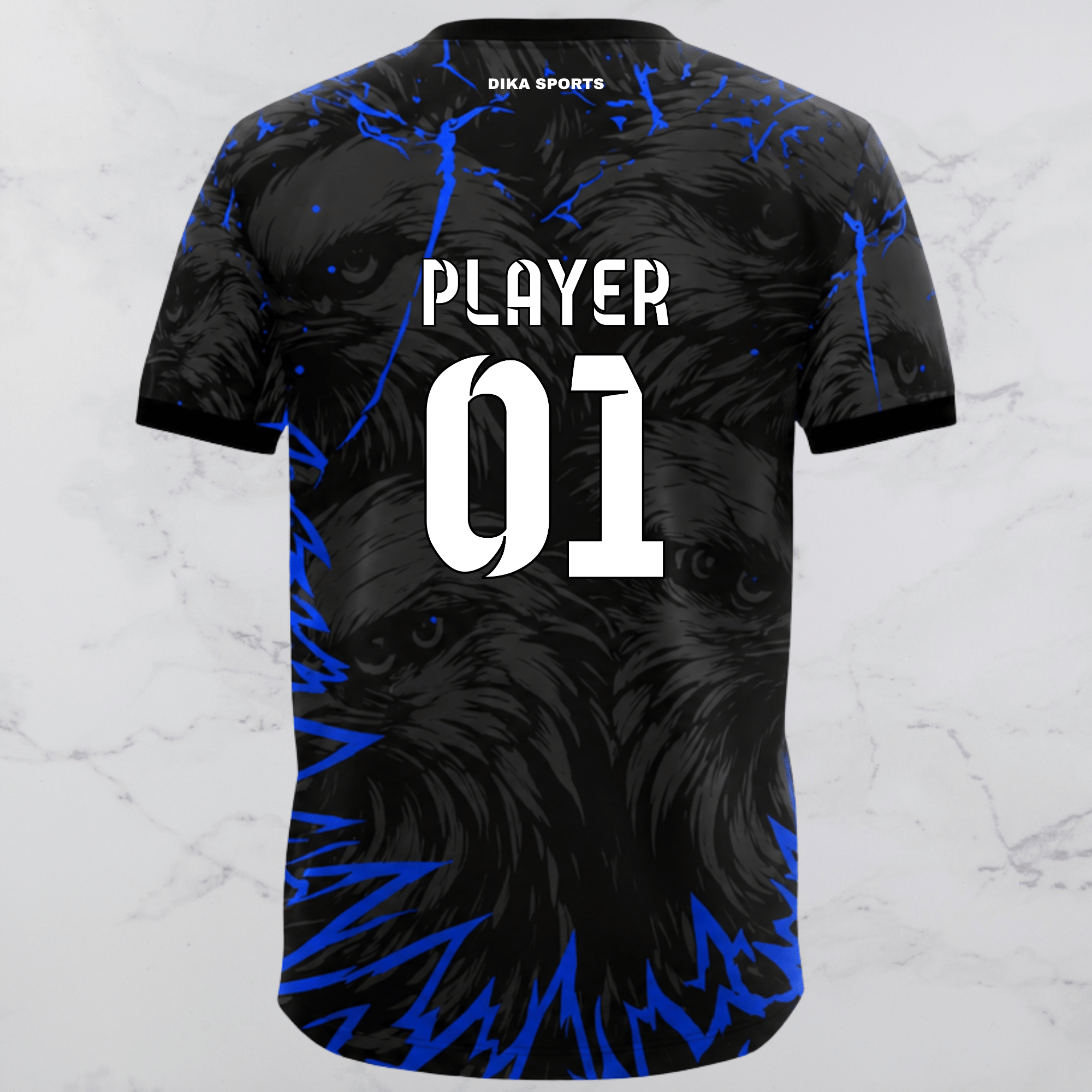Dika Sports Men's Cricket Jersey | Personalized Custom Round Neck Cricket Jersey