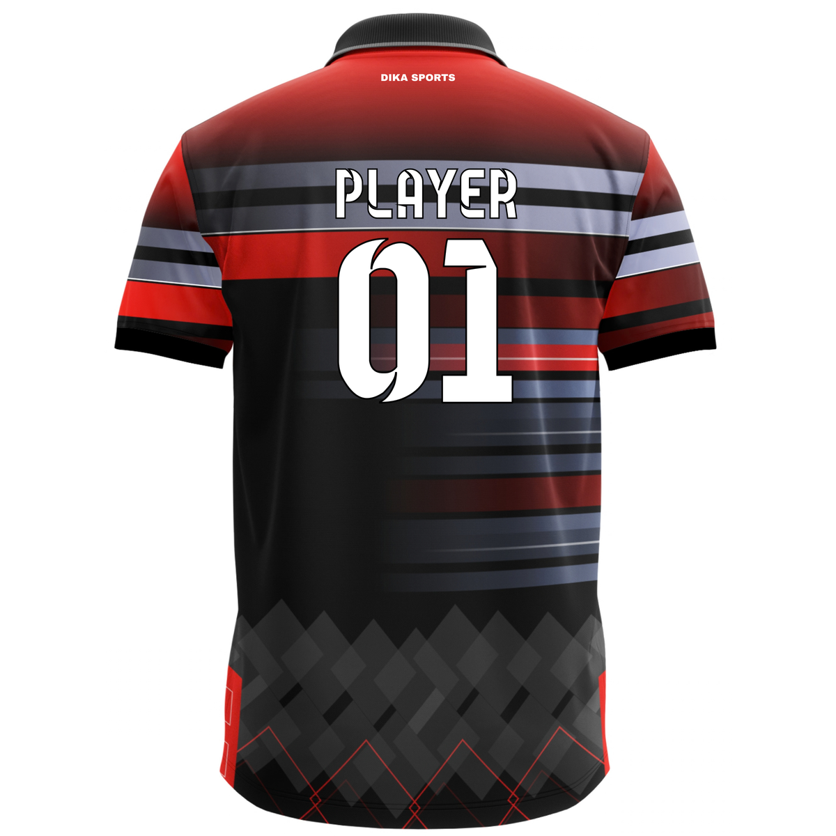 Dika Sports Cricket Jersey India | Custom Name Number & Logo Jersey | Personalized Team Cricket Jersey for Men and Kids