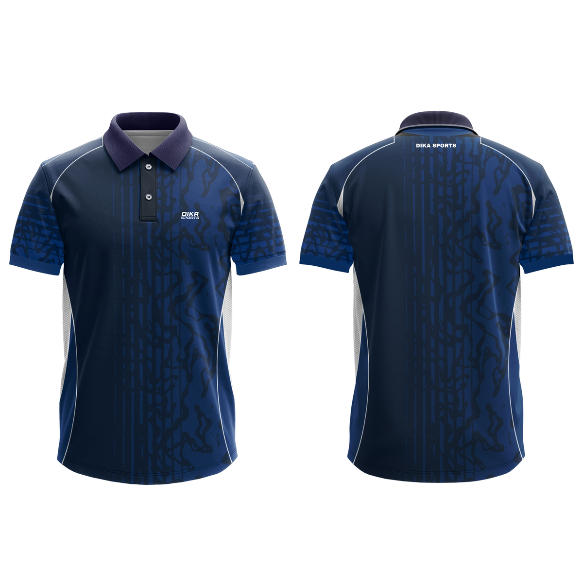 Dika Sports Cricket T-Shirt Online | Cricket Jersey | Men's Sports T-Shirt with Collar | UV Protection Lab Tested