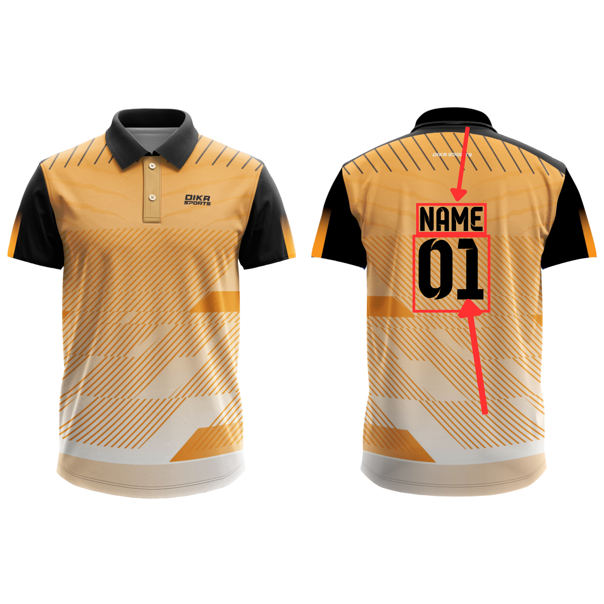 Cricket Jersey Bulk Order - Custom Name & Number for Teams