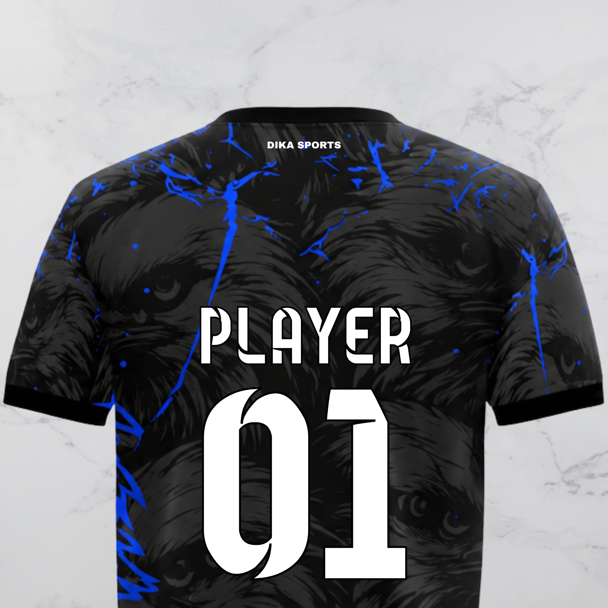 Dika Sports Men's Cricket Jersey | Personalized Custom Round Neck Cricket Jersey
