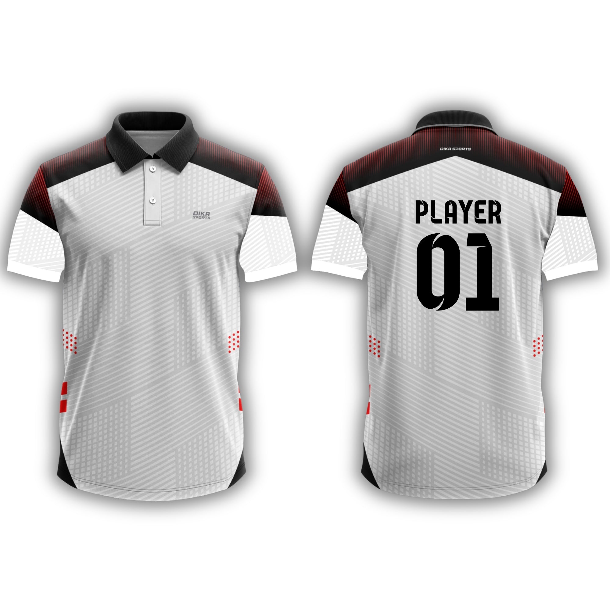 Dika Sports sports polo t shirts for men Cricket t-shirt for fans 5xl t shirts for men