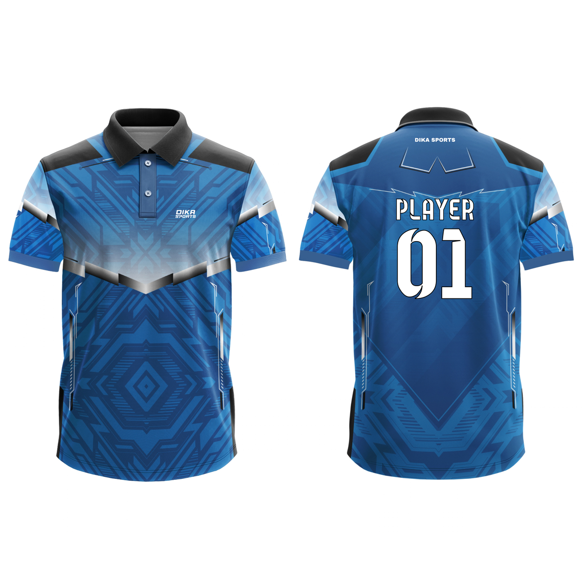 Dika Sports Custom Cricket Jersey Wholesale | Personalized Team Jersey with Name Number Logo | Breathable Sportswear