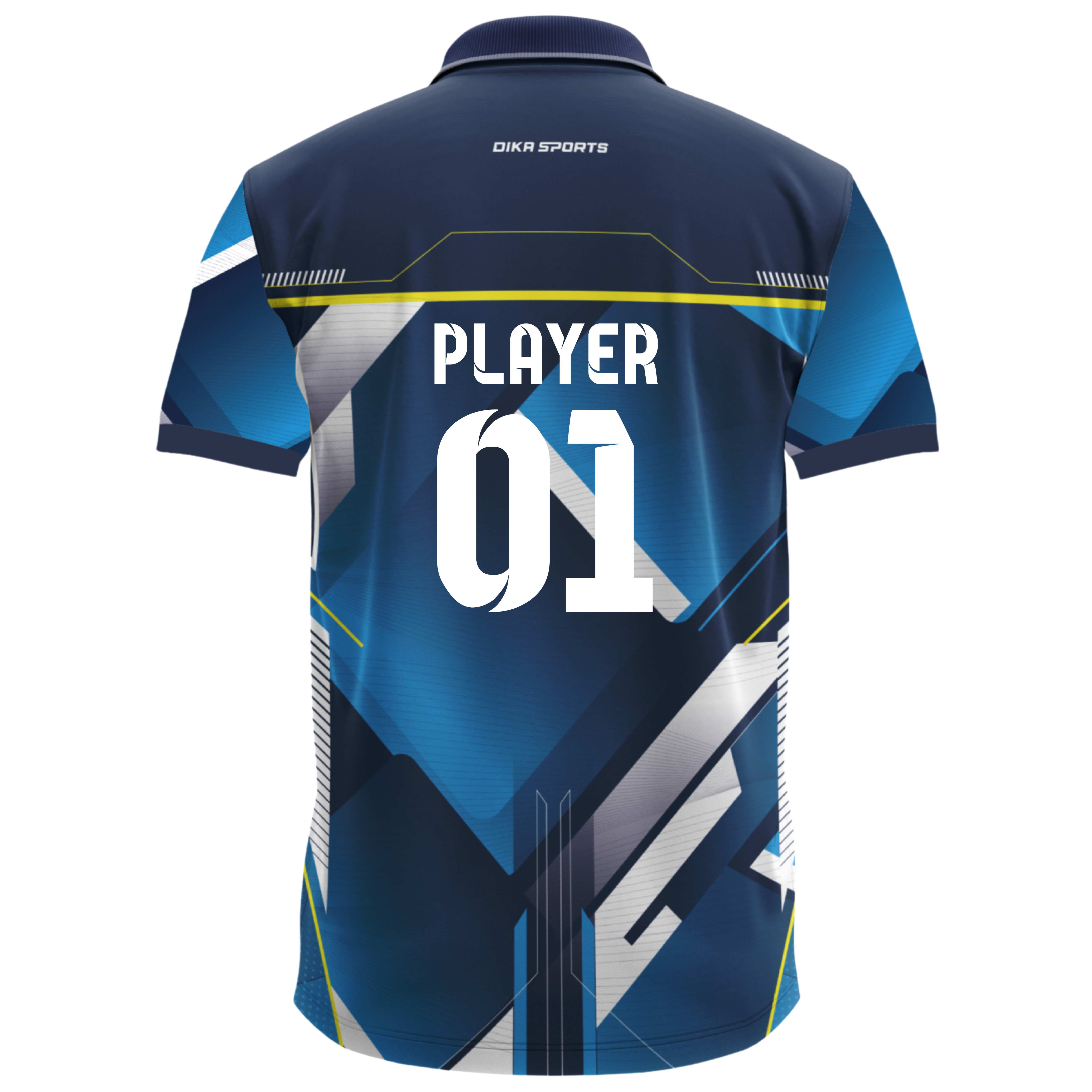 Dika Sports Customized athletic wear Men's cricket t-shirt stand collar t shirts for mencustom t shirt performance trackpant - Pack of 2