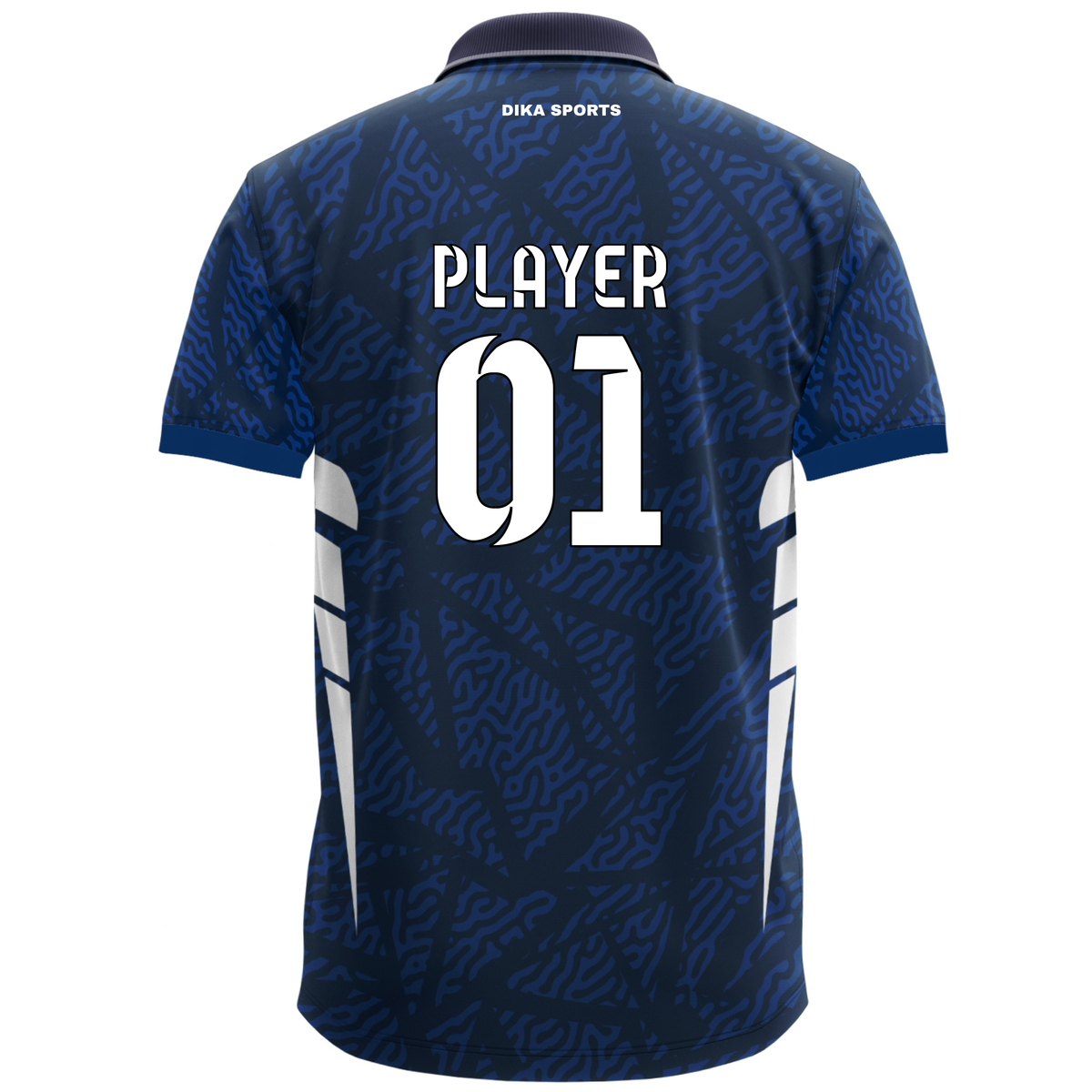 Dika Sports Cricket Jersey for Kids | Collar Neck Custom Cricket T-Shirt | Indian Cricket Jersey Style | Breathable Sports Wear