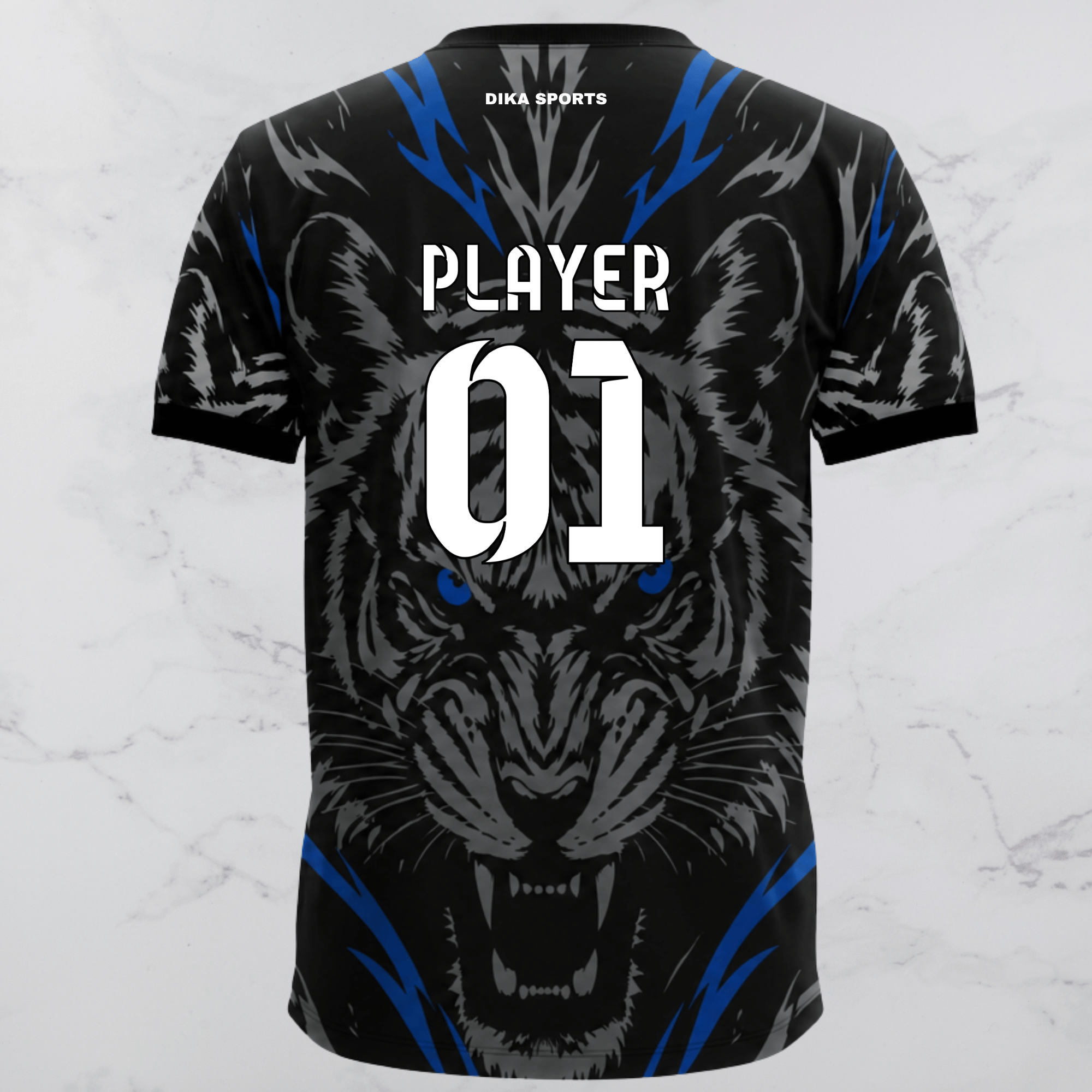 Dika Sports Premium Custom Cricket Jersey | Personalized Team Cricket Jersey with Name and Logo