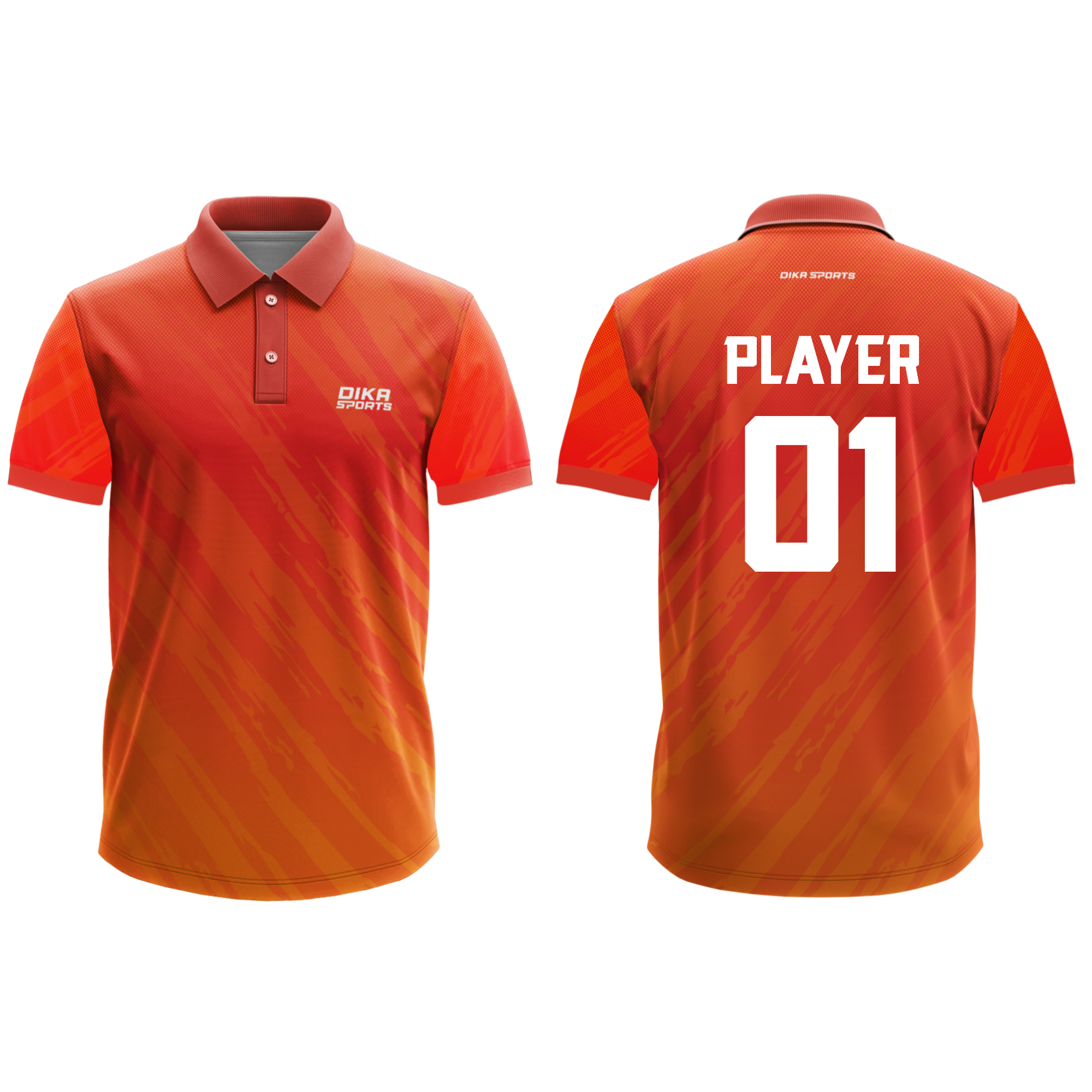 Dika Sports Men’s Yellow Cricket T Shirt | Fan Style Sports Jersey | Comfortable Athletic Fit | 2 Year to 5XL Sizes Available