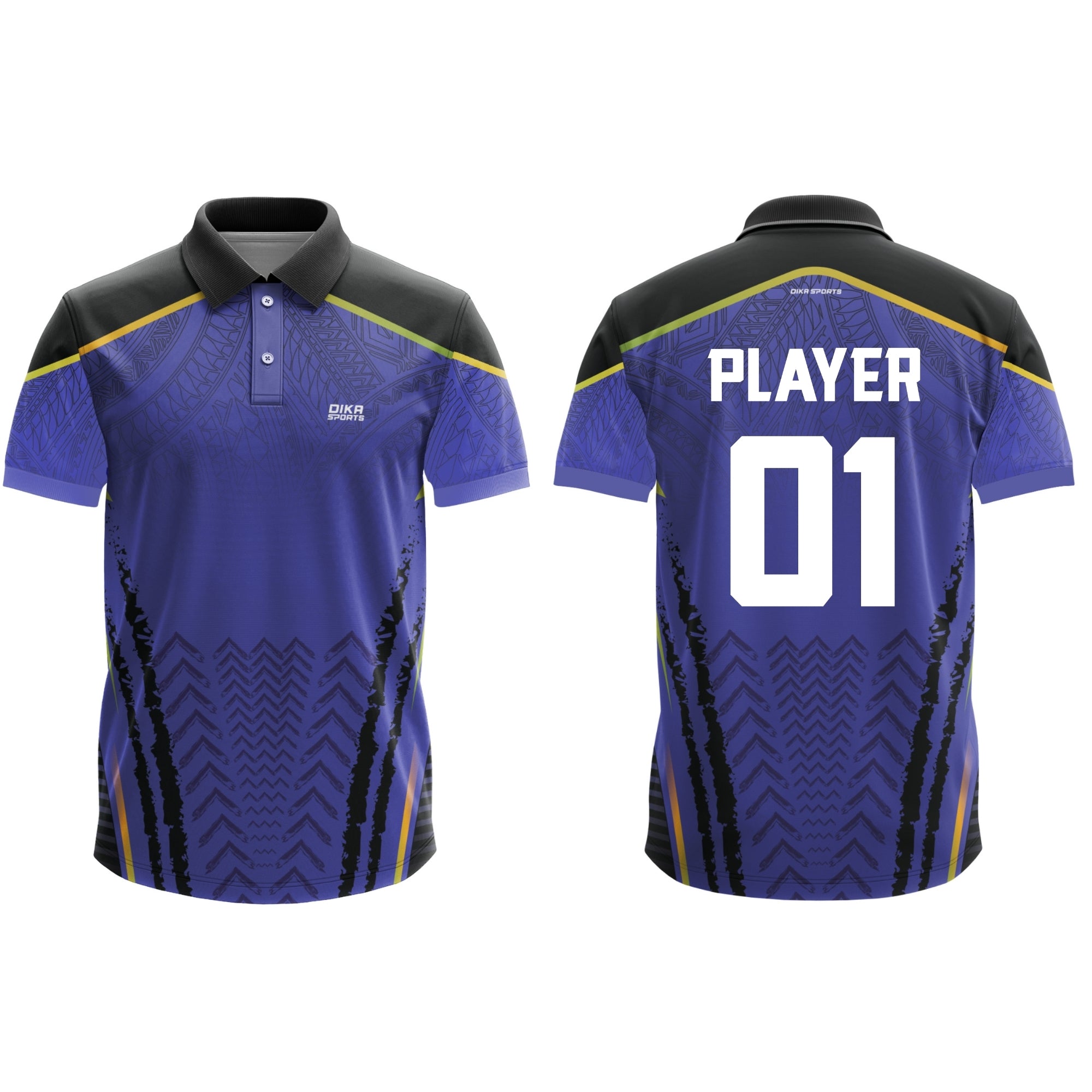 Customized Cricket Jersey Online  Custom Name & Logo Jersey for Teams  DIKA SPORTS