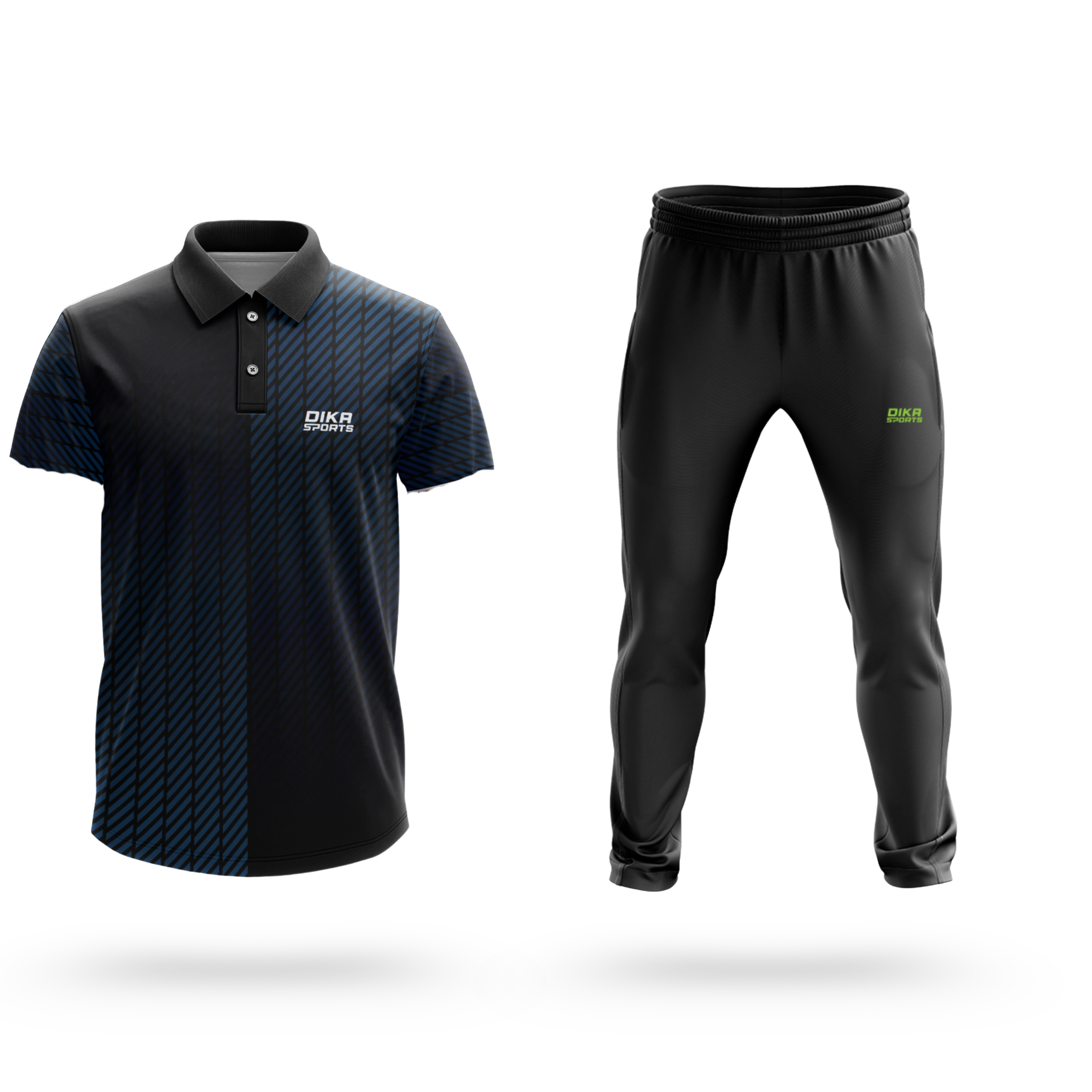 Dika Sports Personalized sportswear Cricket t-shirt quick-dry sports t shirt for men 5xl t shirts for men sportswear bottom - Pack of 2