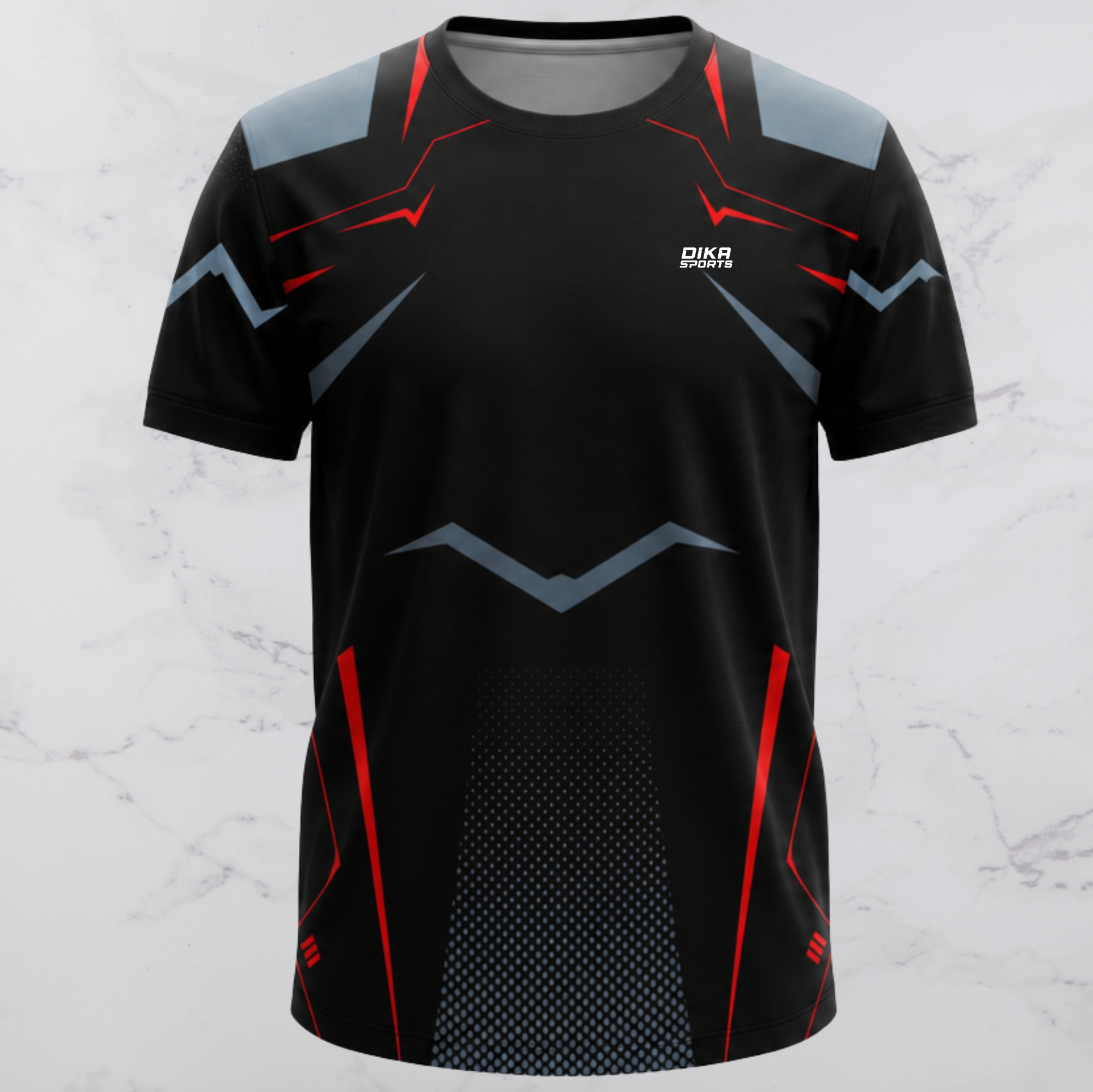 DIKA SPORTS Cricket Jersey Round Neck for Men | Men Sports TShirt | Sport T-Shirt | Cricket Jersey | Lightweight Performance Wear