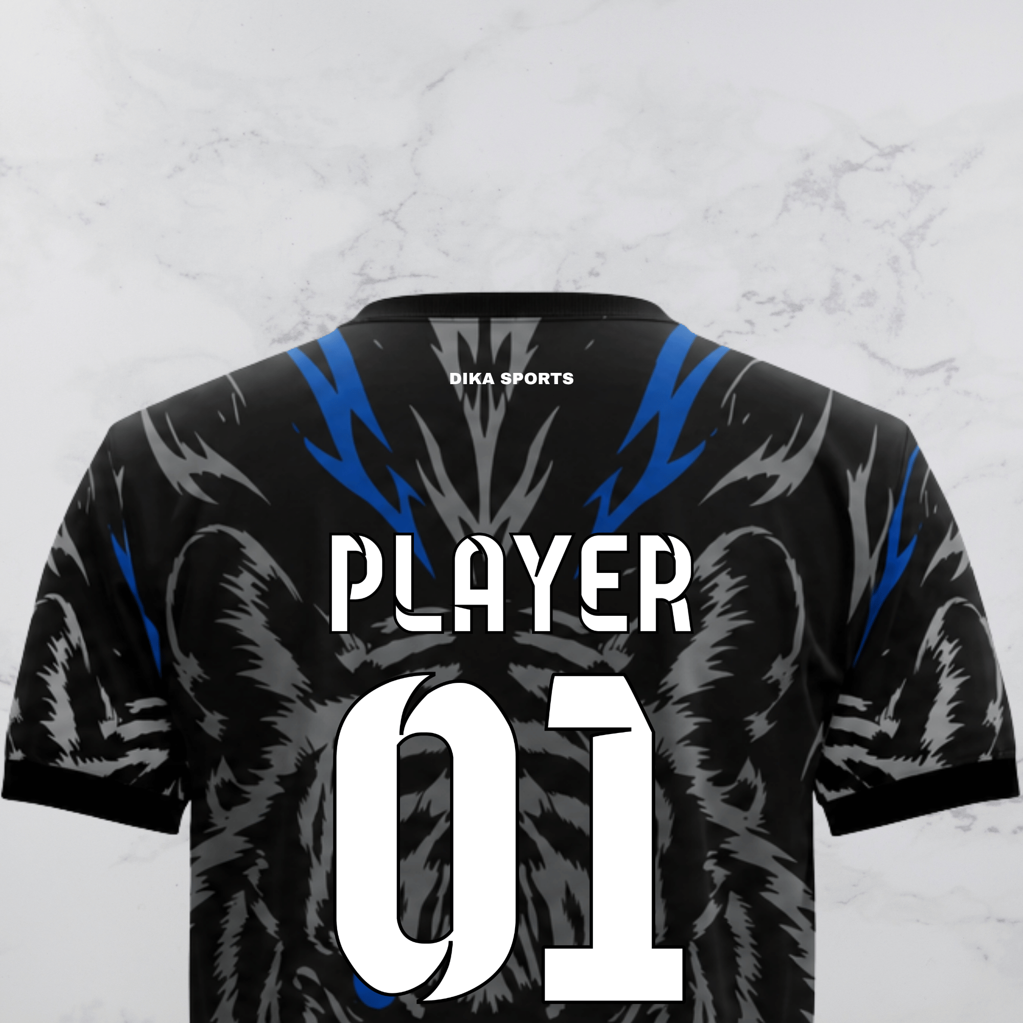 Dika Sports Premium Custom Cricket Jersey | Personalized Team Cricket Jersey with Name and Logo
