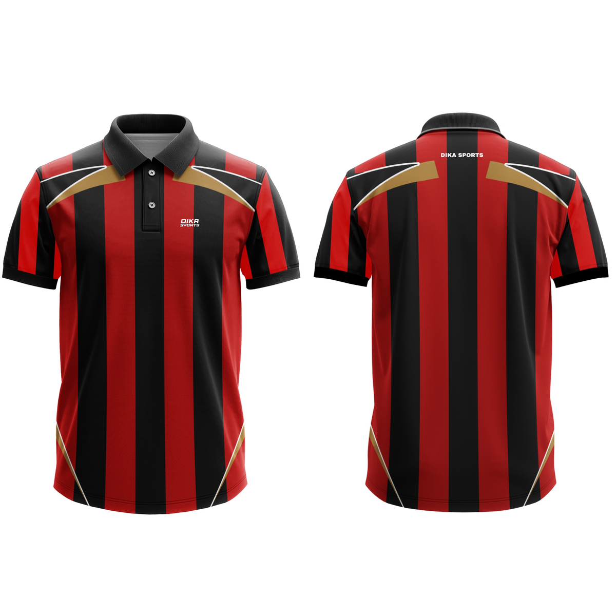 Dika Sports Cricket Jersey for Men | Cricket T-Shirt for Practice | Breathable & Stretchable Team Jersey | Quick Dry Moisture Wicking Fabric
