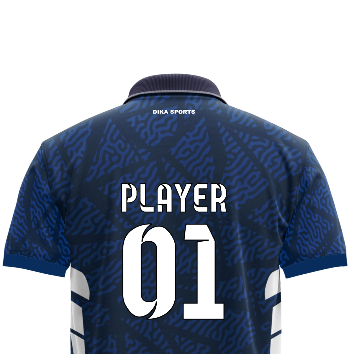 Dika Sports Cricket Jersey for Kids | Collar Neck Custom Cricket T-Shirt | Indian Cricket Jersey Style | Breathable Sports Wear