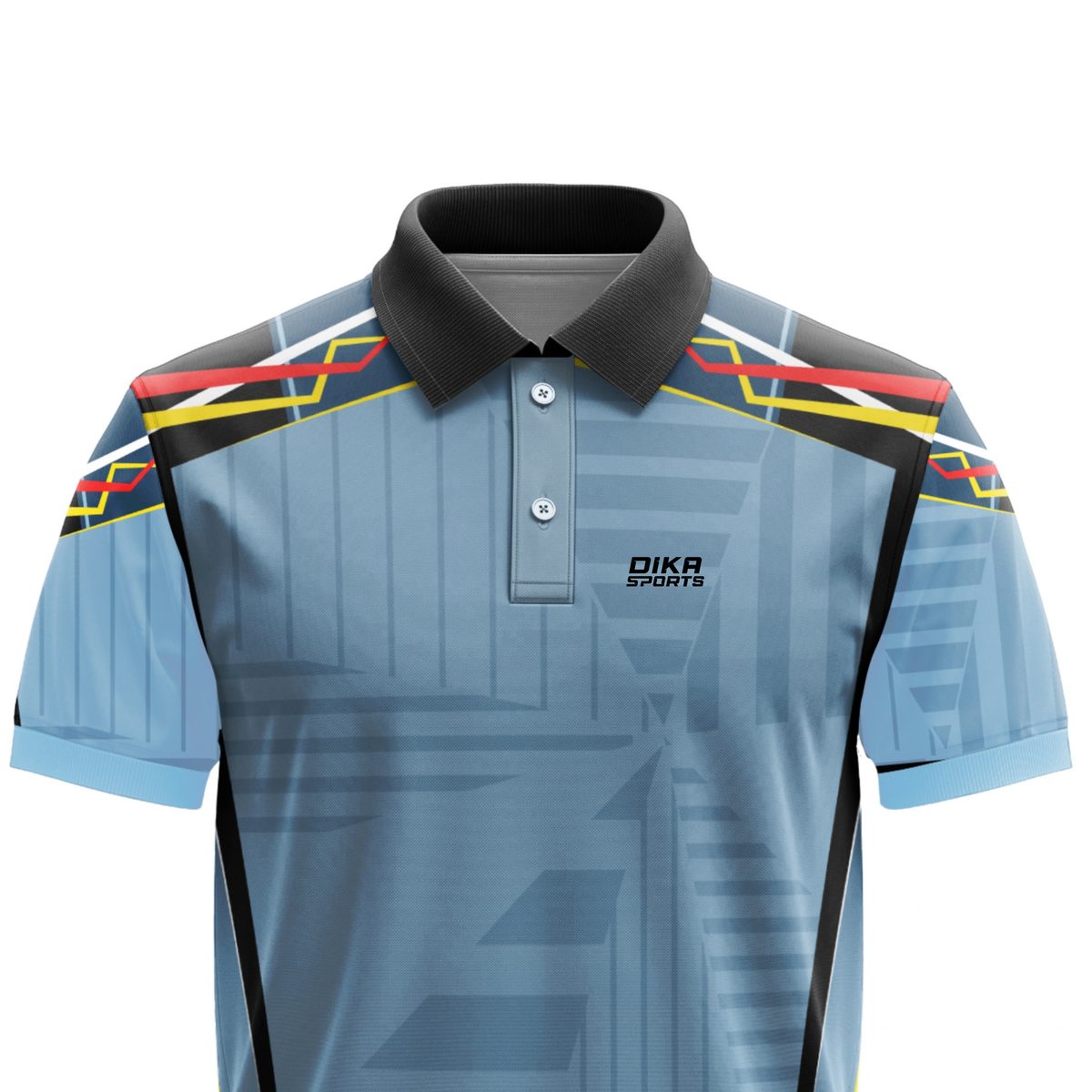 Dika Sports Cricket Jersey Set | Custom Printed Name Number Logo | Personalized Team Cricket Jersey for Men & Kids