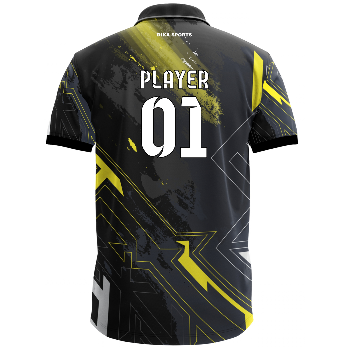 Dika Sports Custom Team Cricket Jersey | Cricket Jersey India | Cricket T-Shirt Combo | Personalized Sports Jersey with Collar